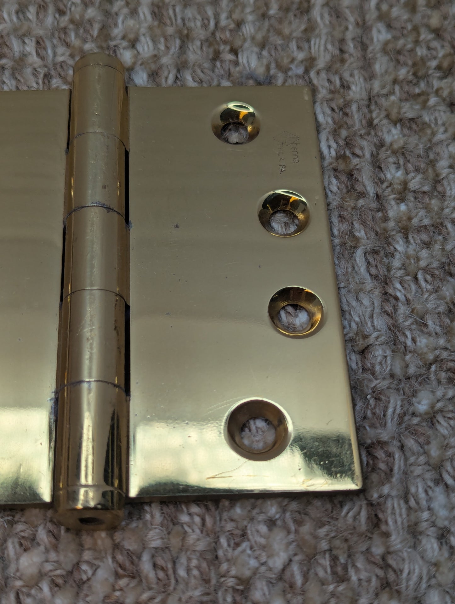 4" x 4" Henne Solid Brass Butt Door Hinge Door Hardware