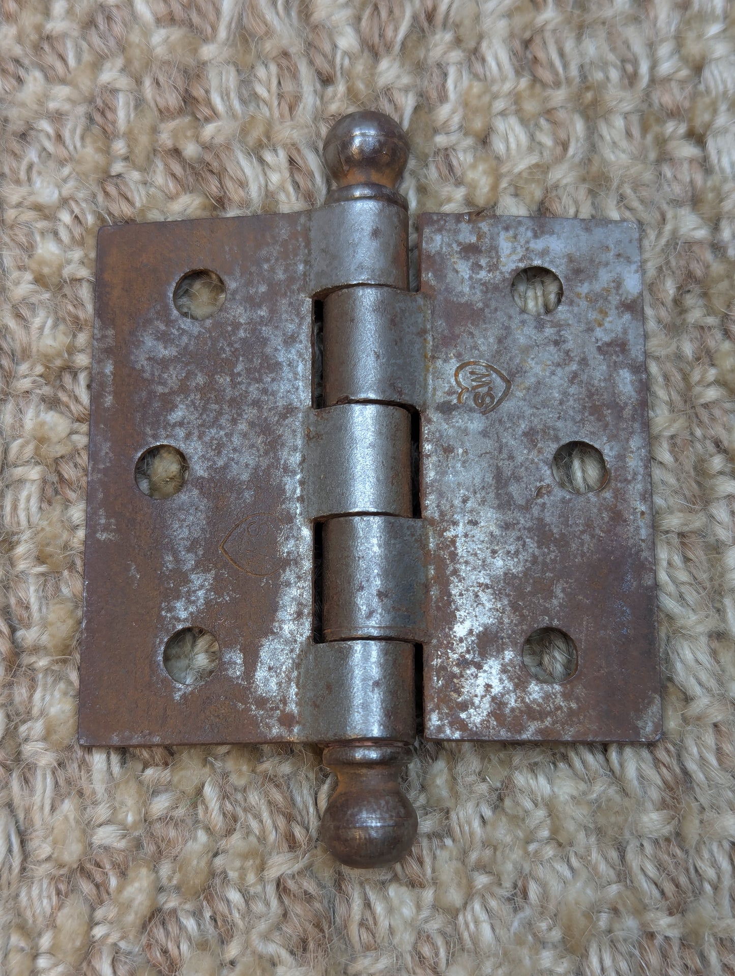 2 1/2" x 2 3/8" Stanley Steel Ball Tip Door Hinge Door Hardware