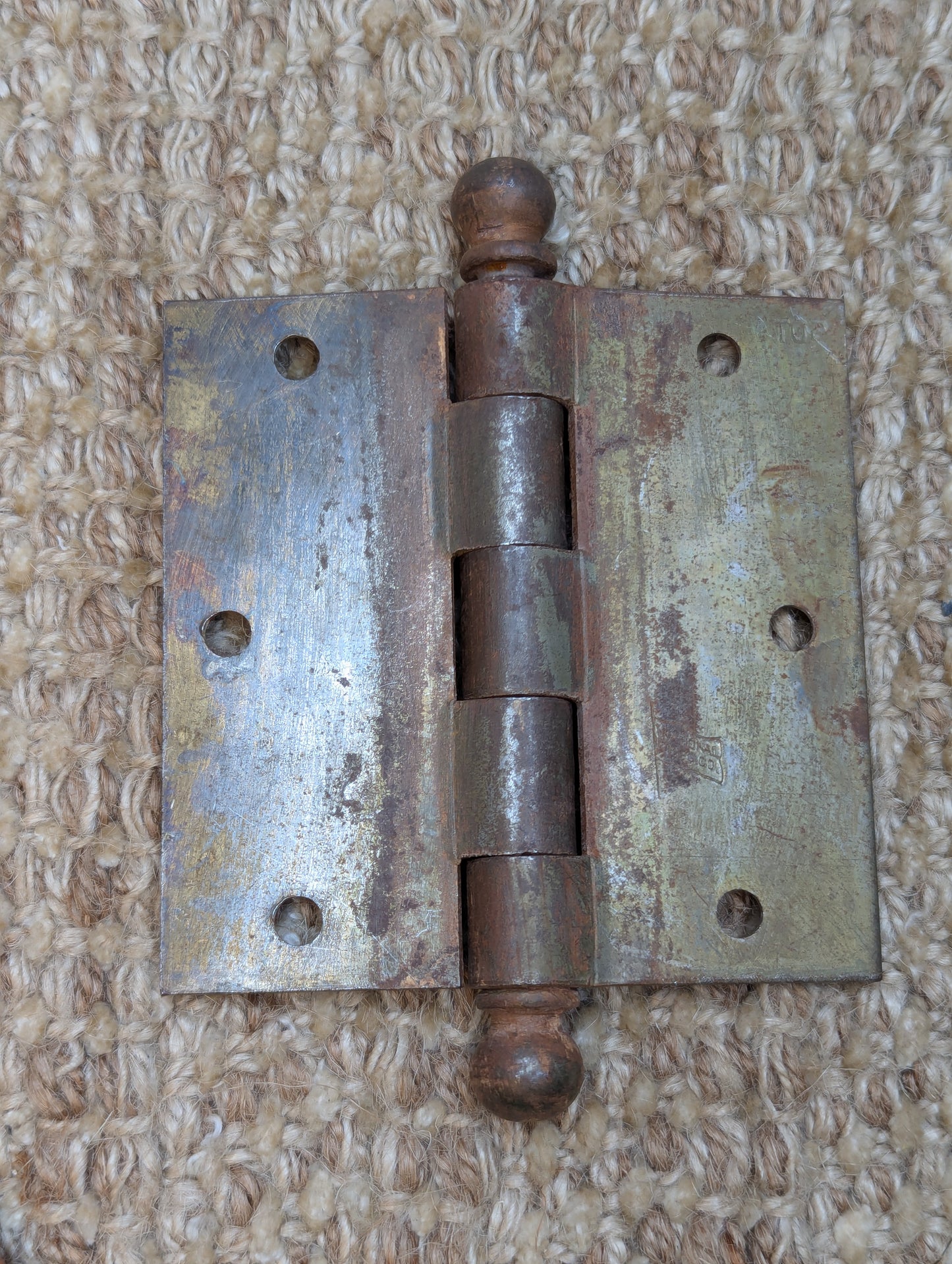 3 1/2" x 3 1/2" National Steel Ball Tip Door Hinge Door Hardware