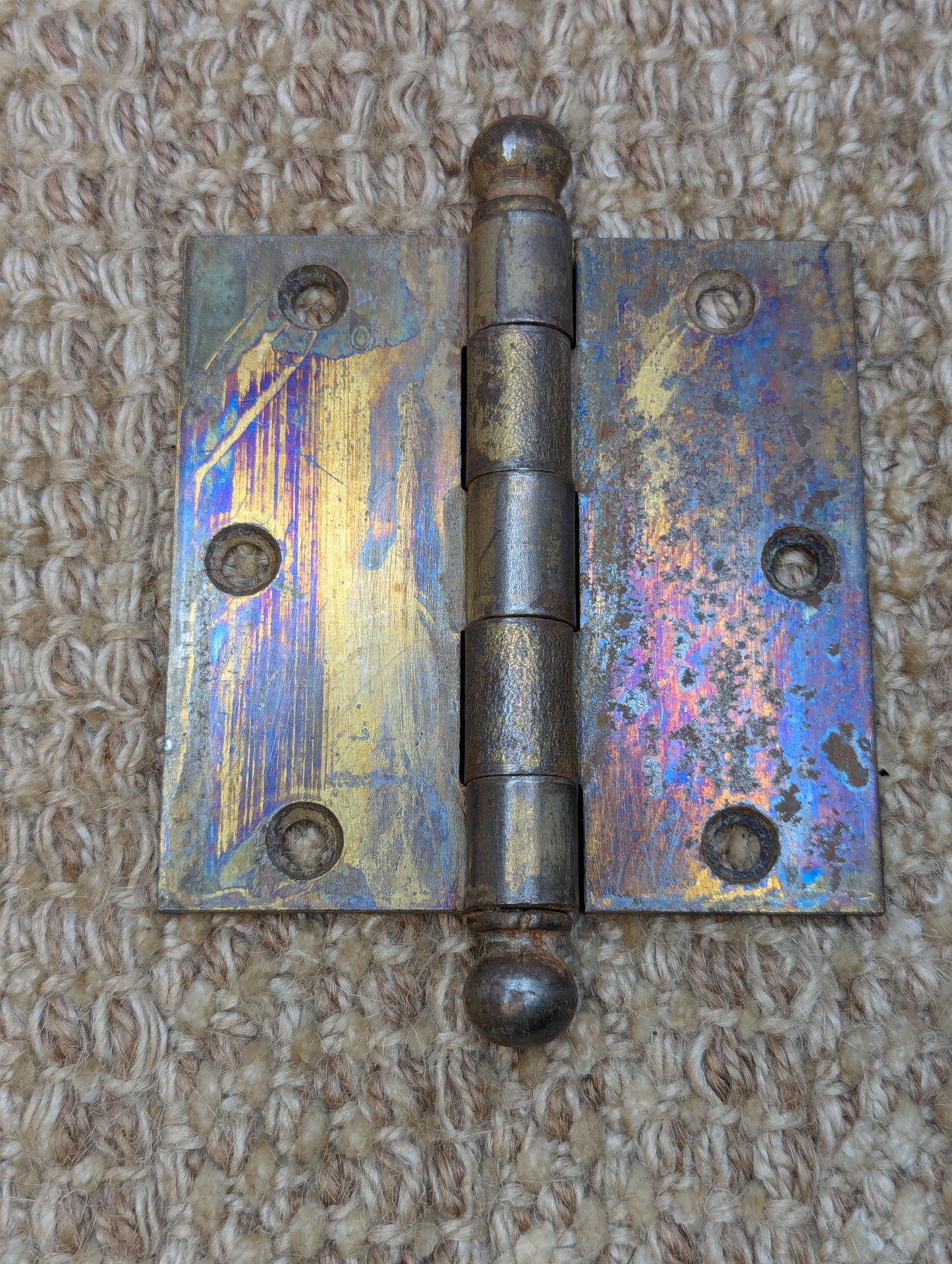 3 1/2" x 3 1/2" National Steel Ball Tip Door Hinge Door Hardware