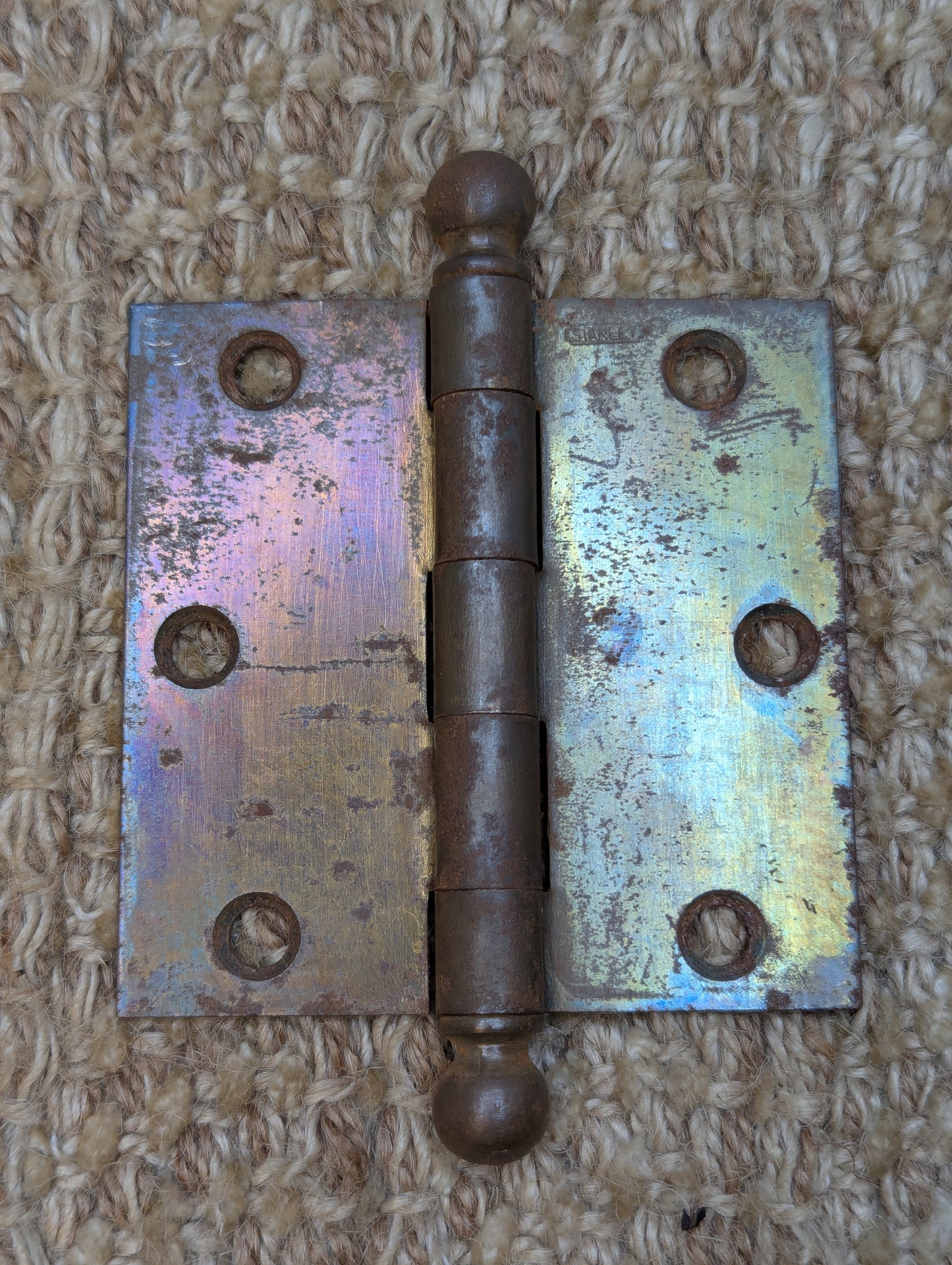3" x 3" Stanley Steel Ball Tip Door Hinge Door Hardware