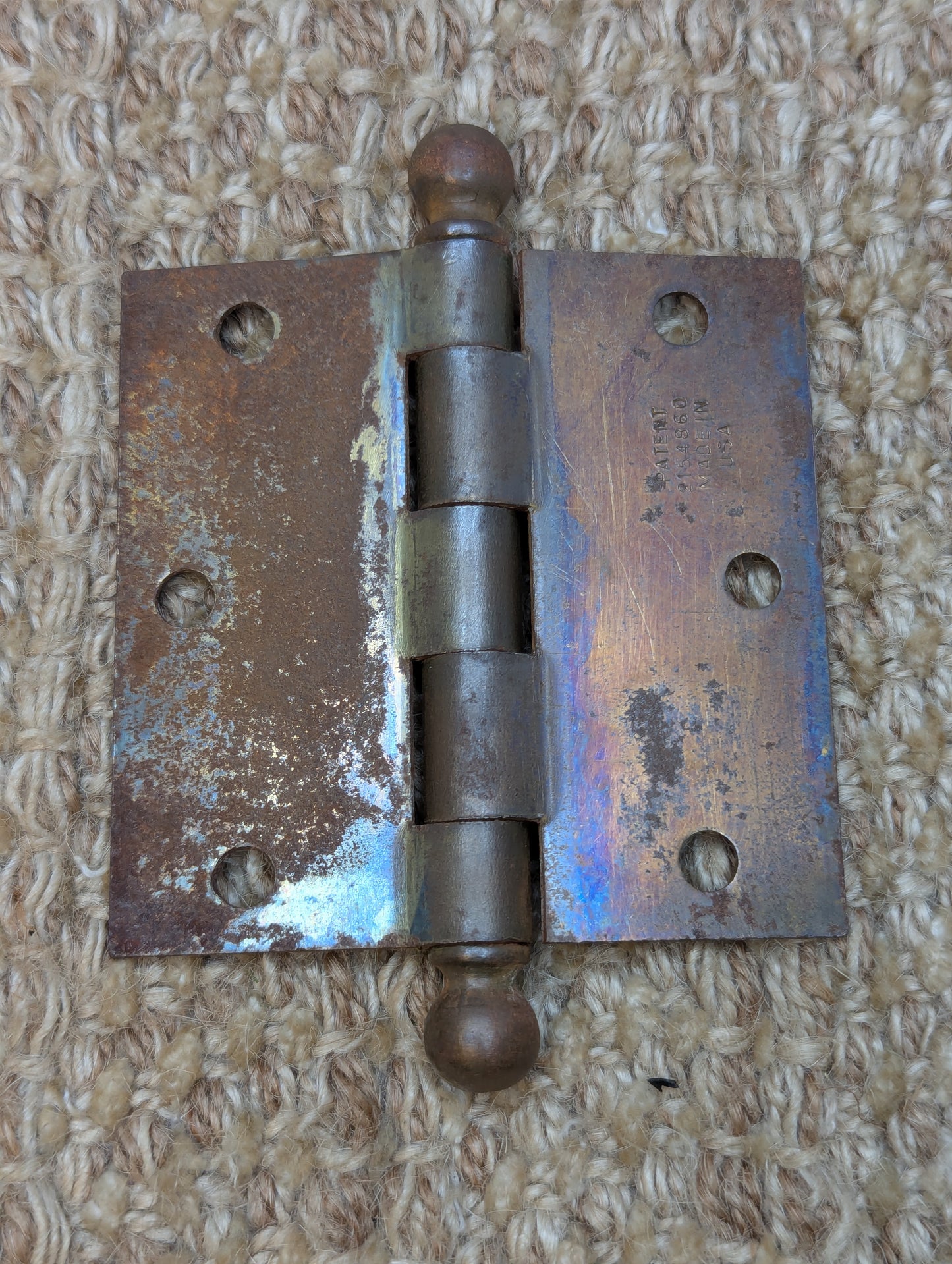 3" x 3" Stanley Steel Ball Tip Door Hinge Door Hardware