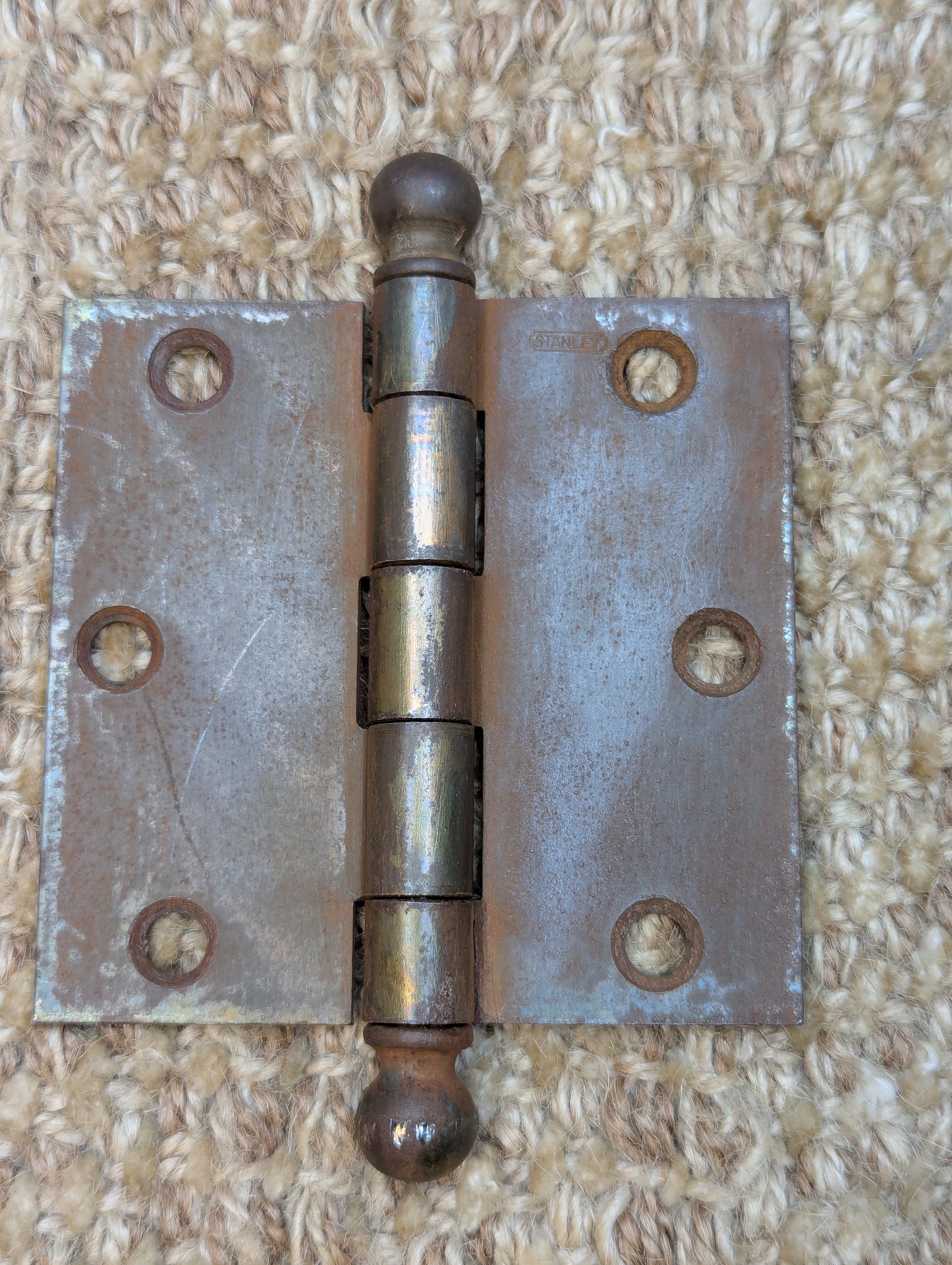 3" x 3" Stanley Steel Ball Tip Door Hinge Door Hardware