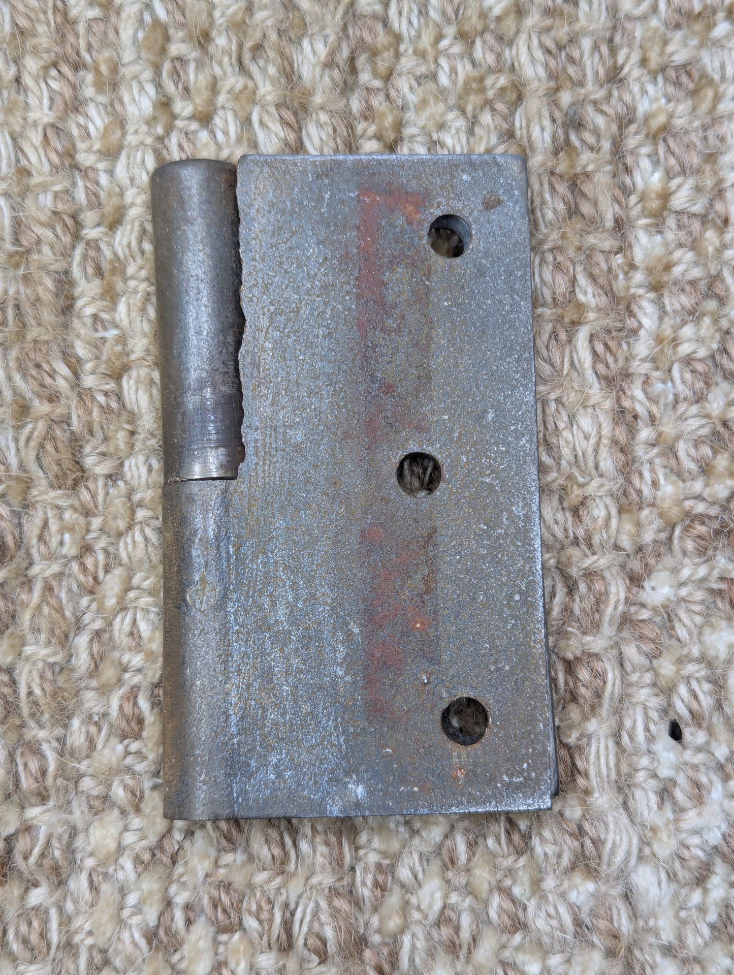 3 1/2" x 3 1/2" Antique Cast Iron Left Lift Off Hinge