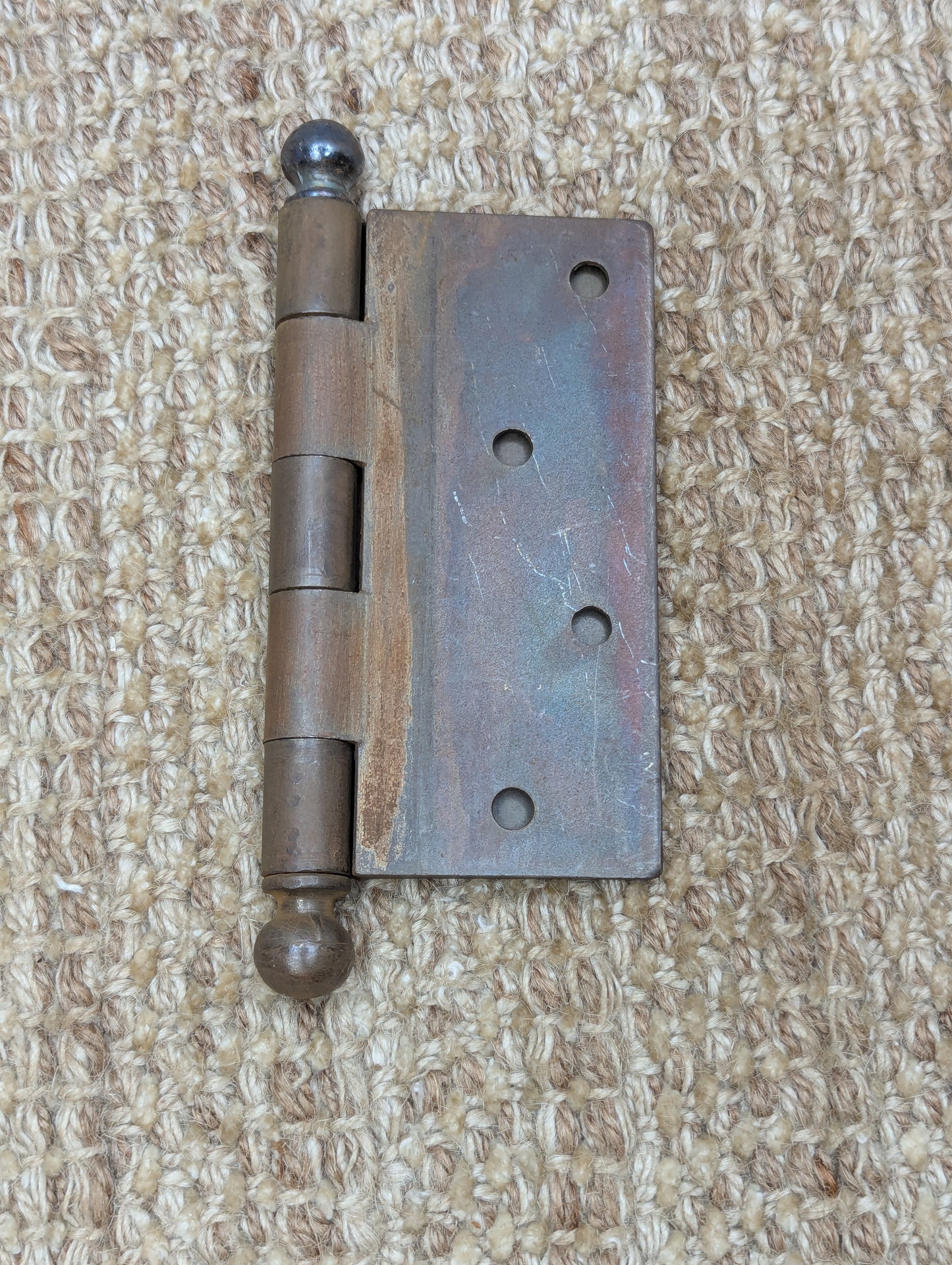 4 1/2" x 4 1/2" Stanley Steel Ball Tip Door Hinge Door Hardware