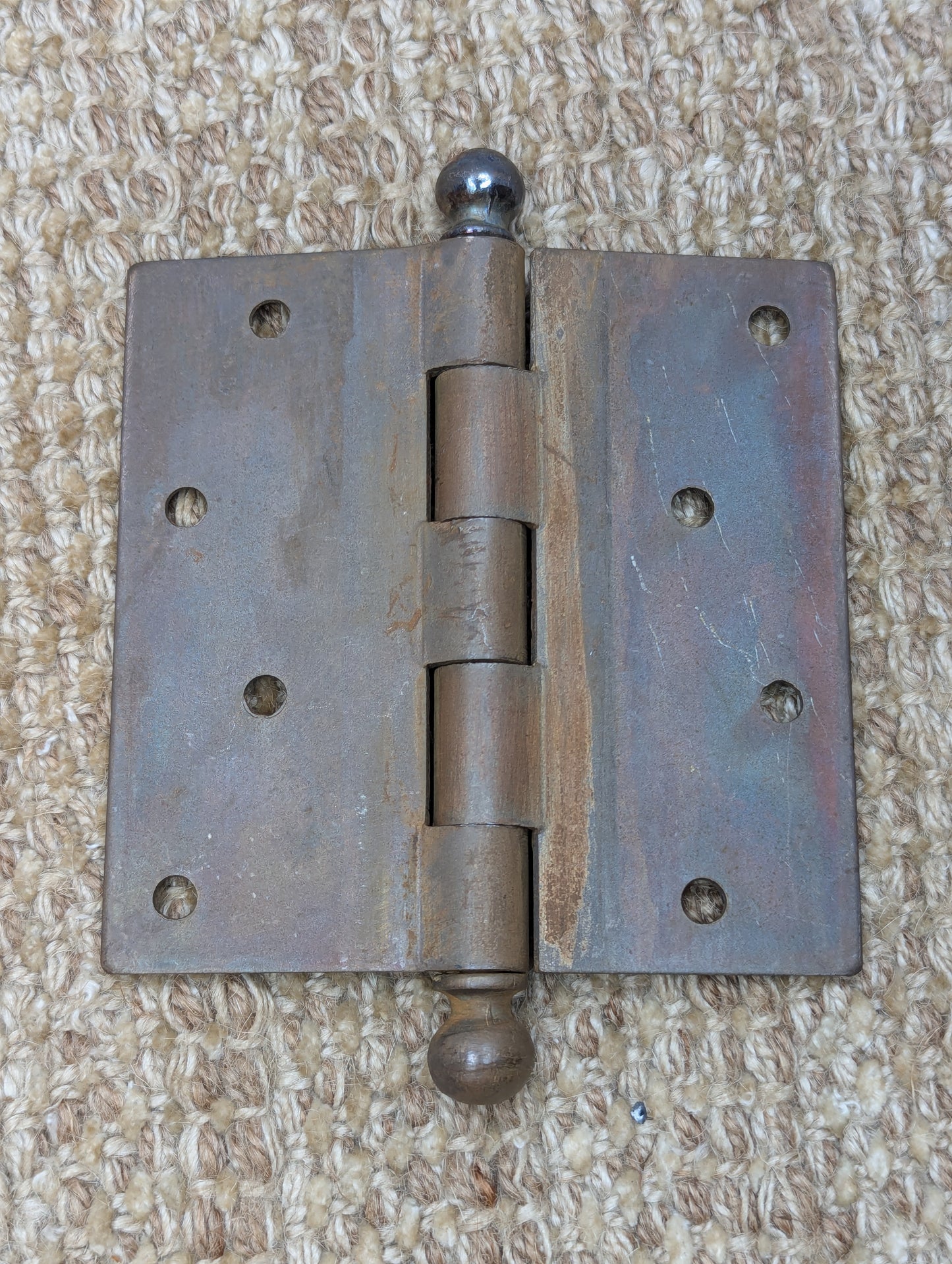 4 1/2" x 4 1/2" Stanley Steel Ball Tip Door Hinge Door Hardware