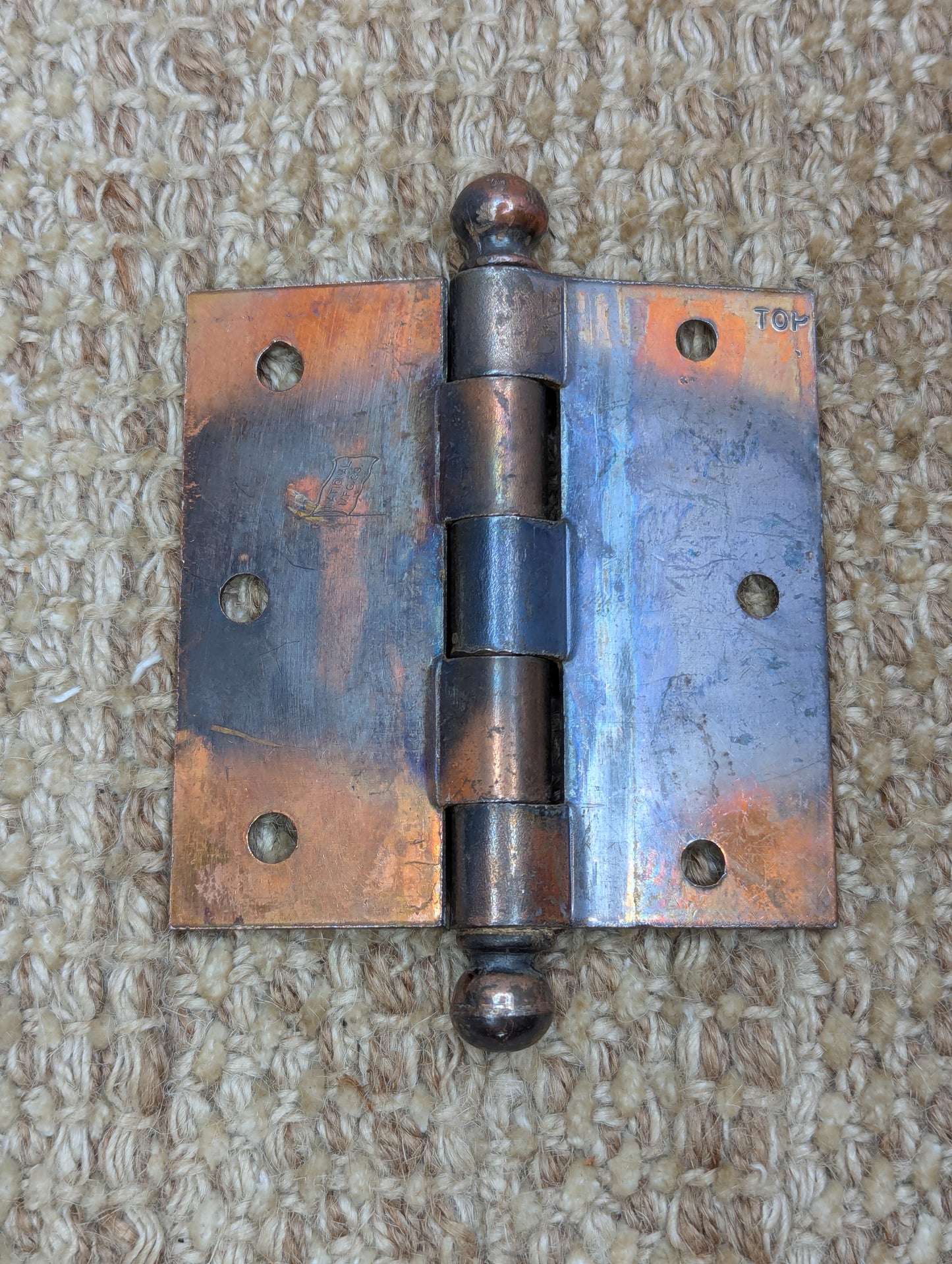 3 1/2" x 3 1/2" National Steel Ball Tip Door Hinge Door Hardware