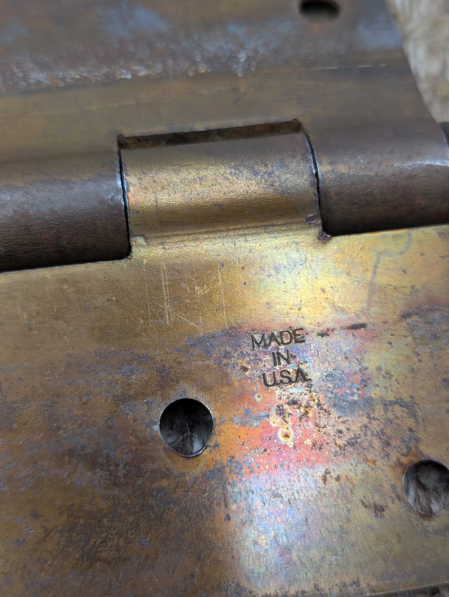 Pair 4" x 4" Stanley Steel Ball Tip Door Hinges Door Hardware