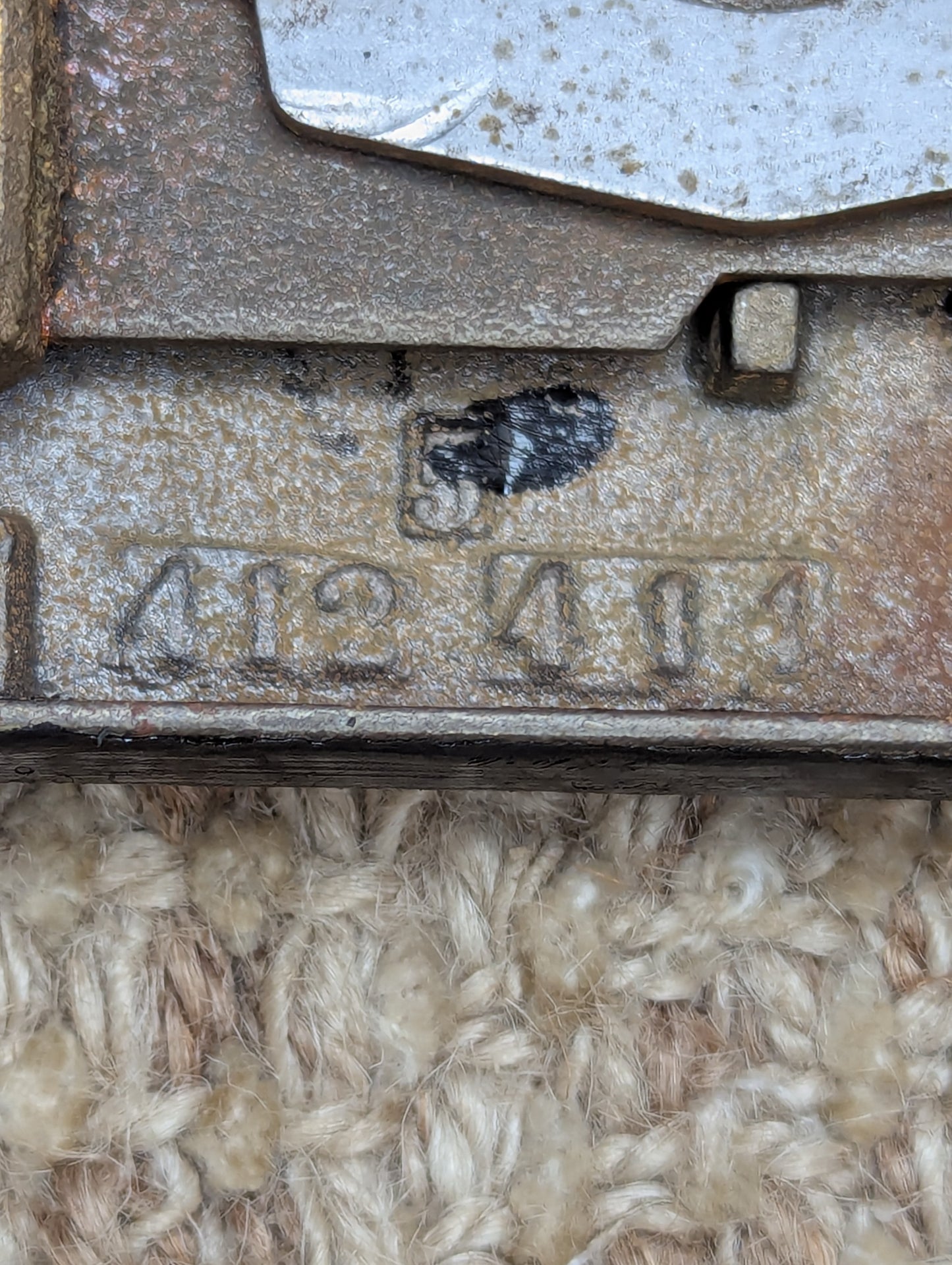 Antique Norwalk Interior Mortise Lock Door Hardware #412 #414
