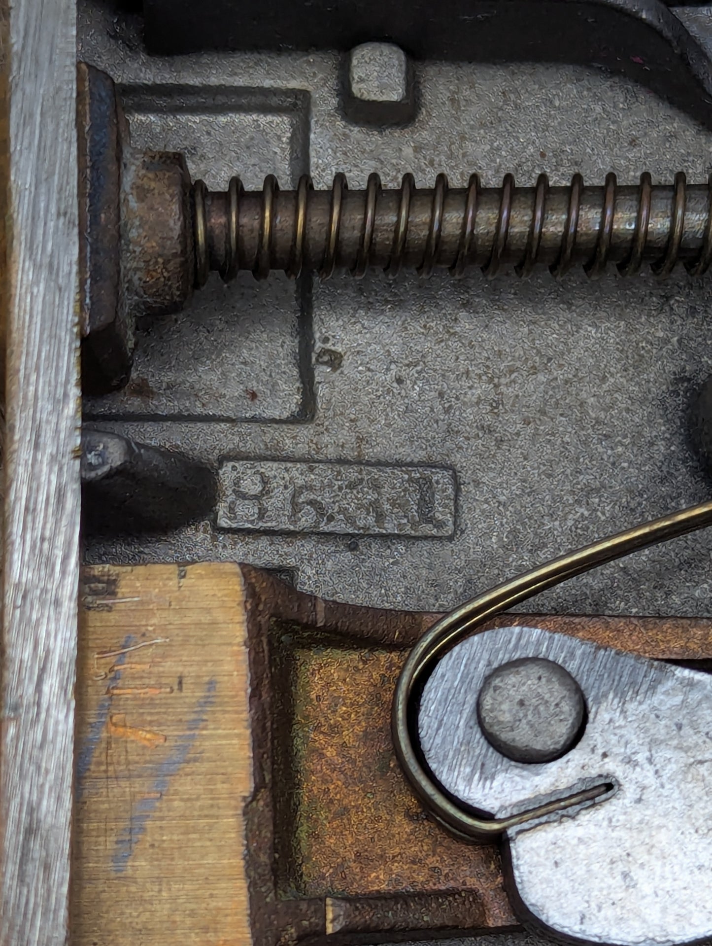 Antique Norwalk Interior Mortise Lock Door Hardware #8531