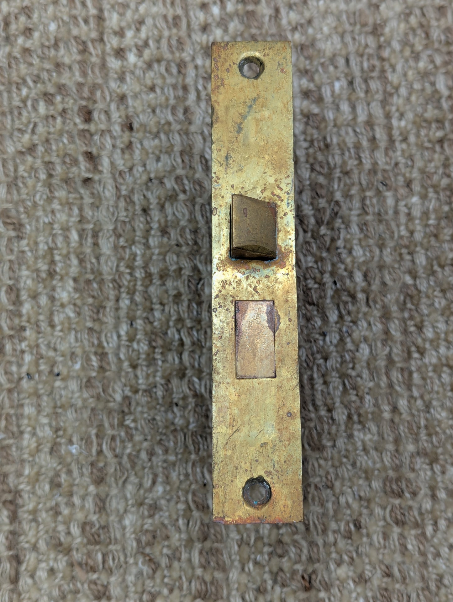 Antique Norwalk Interior Mortise Lock Door Hardware #8531