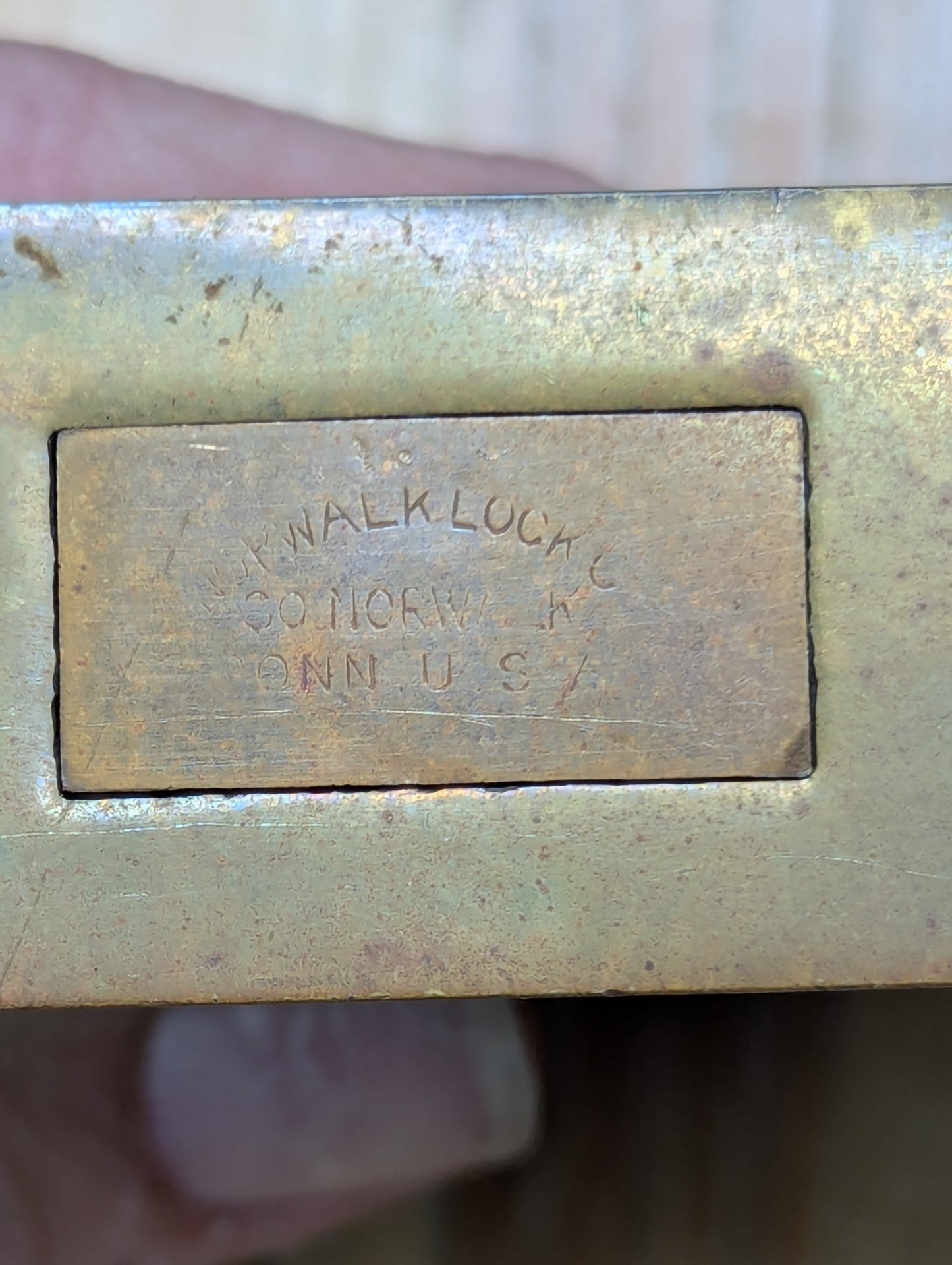 Antique Norwalk Interior Mortise Lock Door Hardware #8531
