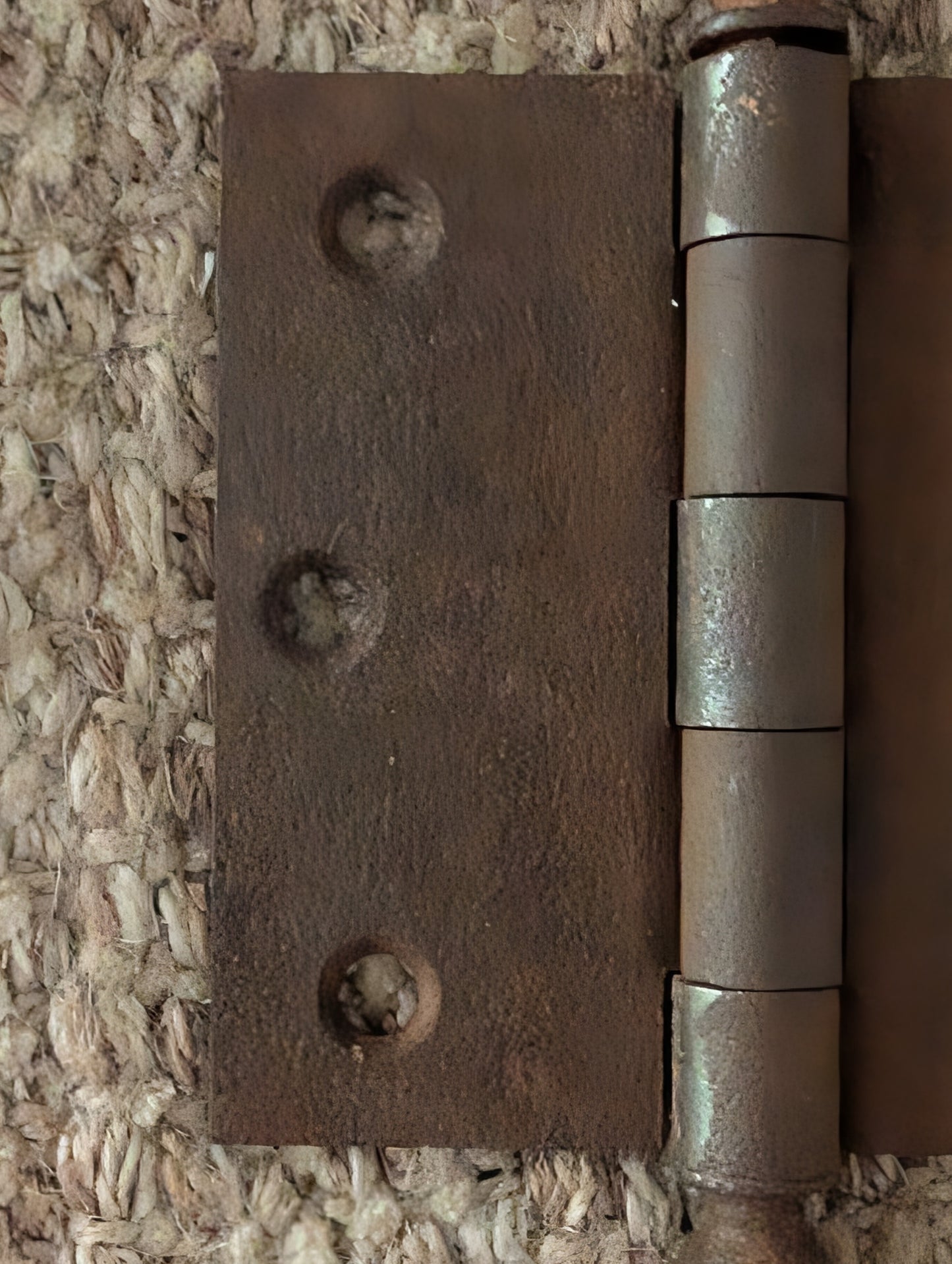 Antique 3 1/2" x 3 1/2" Ball Tip Door Hinge Original Steel Hardware Sold Individually