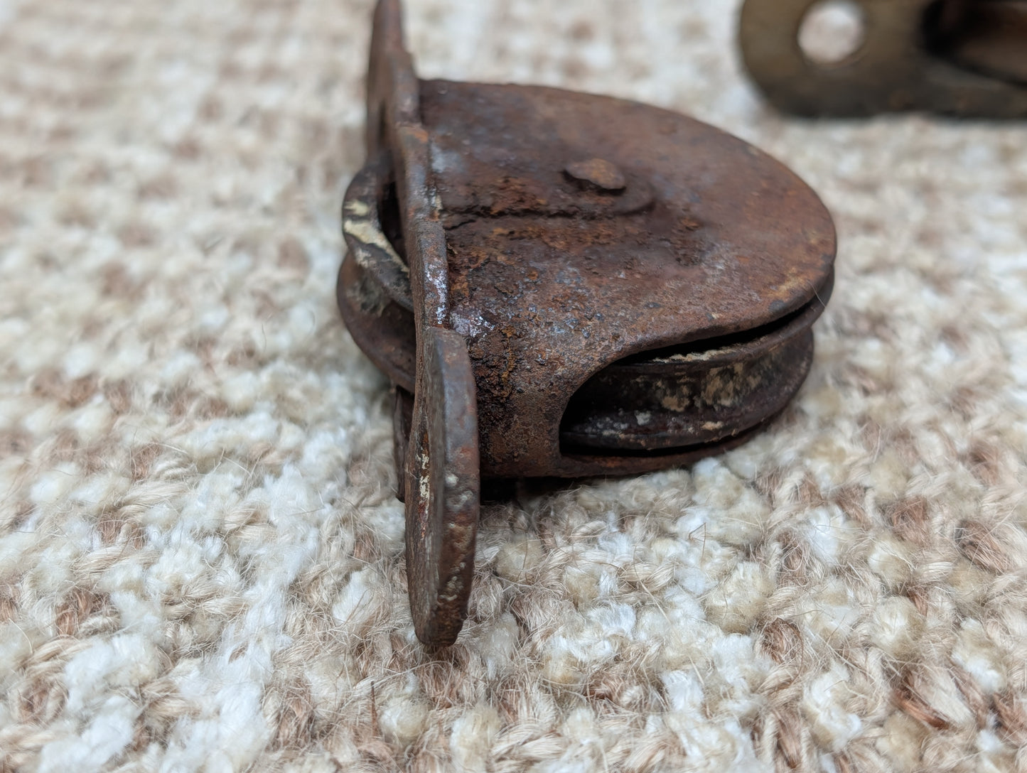 3 Antique Window Sash Weight Pulleys