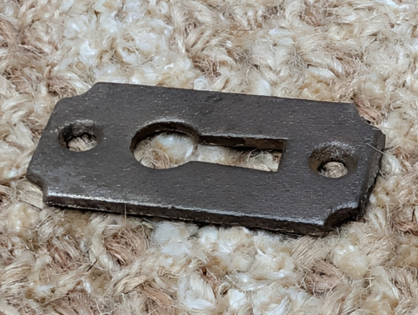 Antique Cast Iron Key Hole Cover Escutcheon