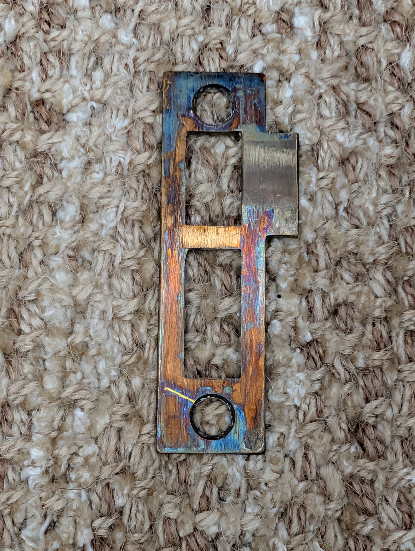 Antique Brass Strike Plate For Mortise Lock