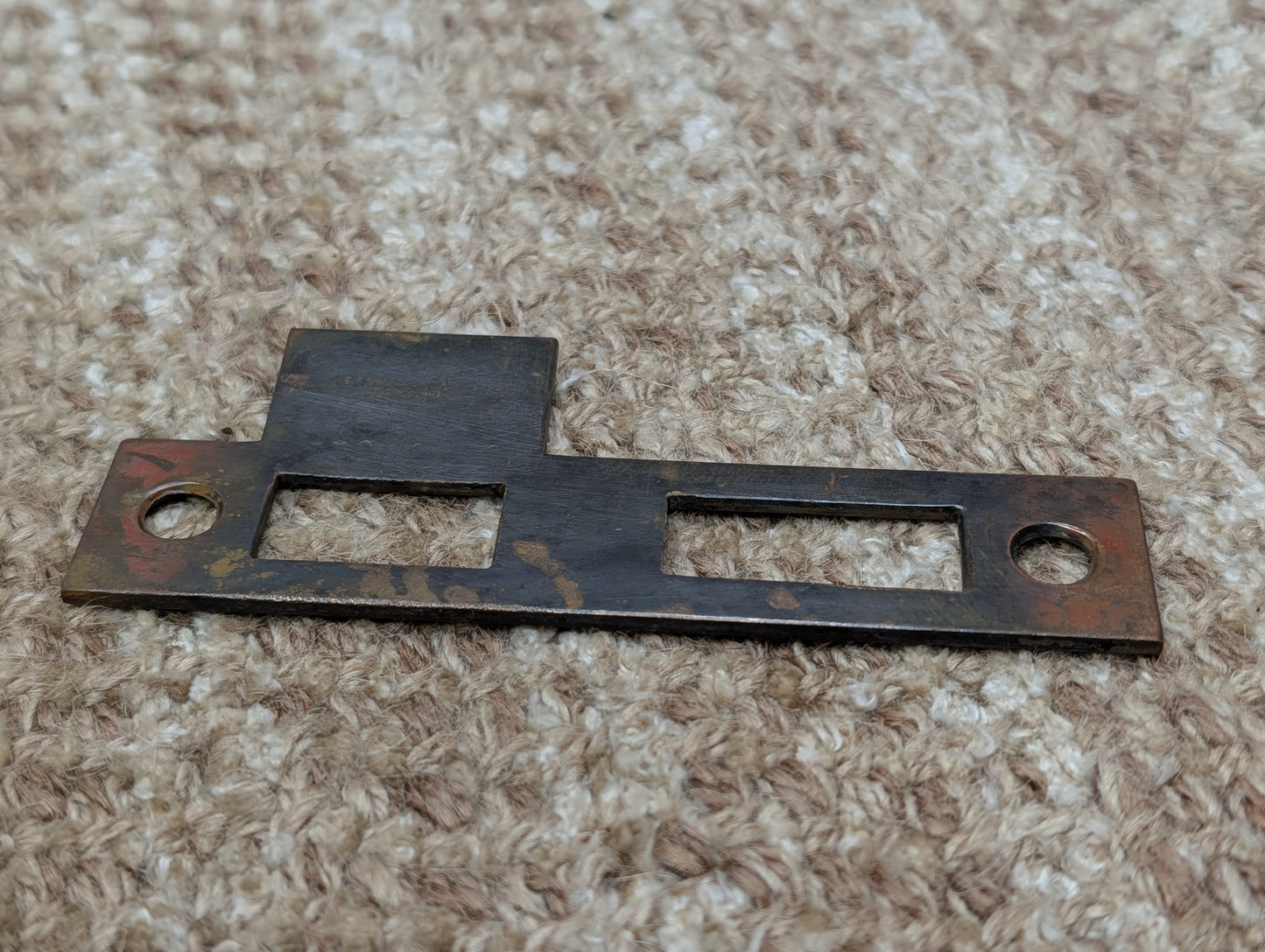 Antique Brass Strike Plate For Mortise Lock