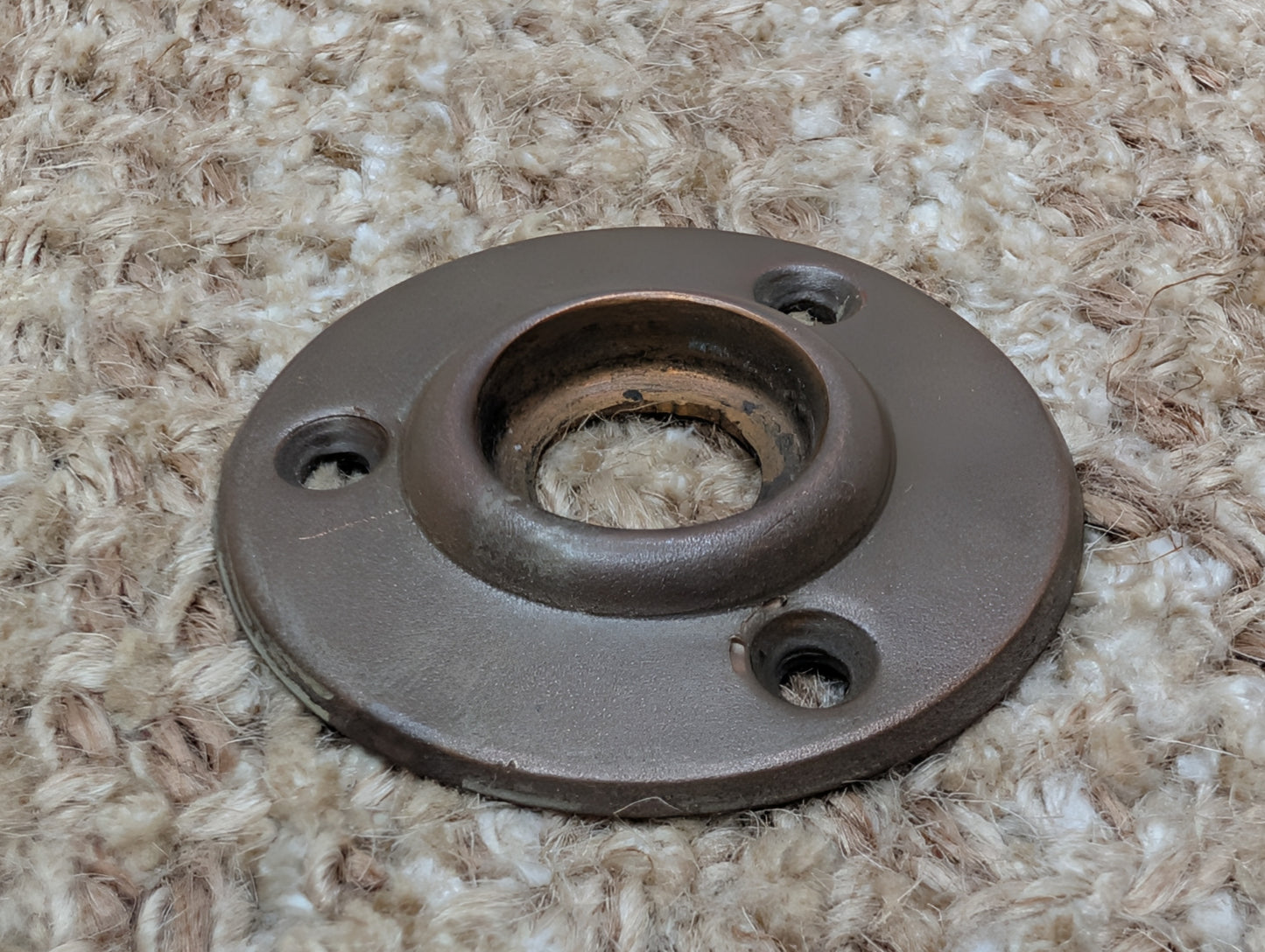 1 15/16" Antique Brass Rosette Escutcheon For Door Knob