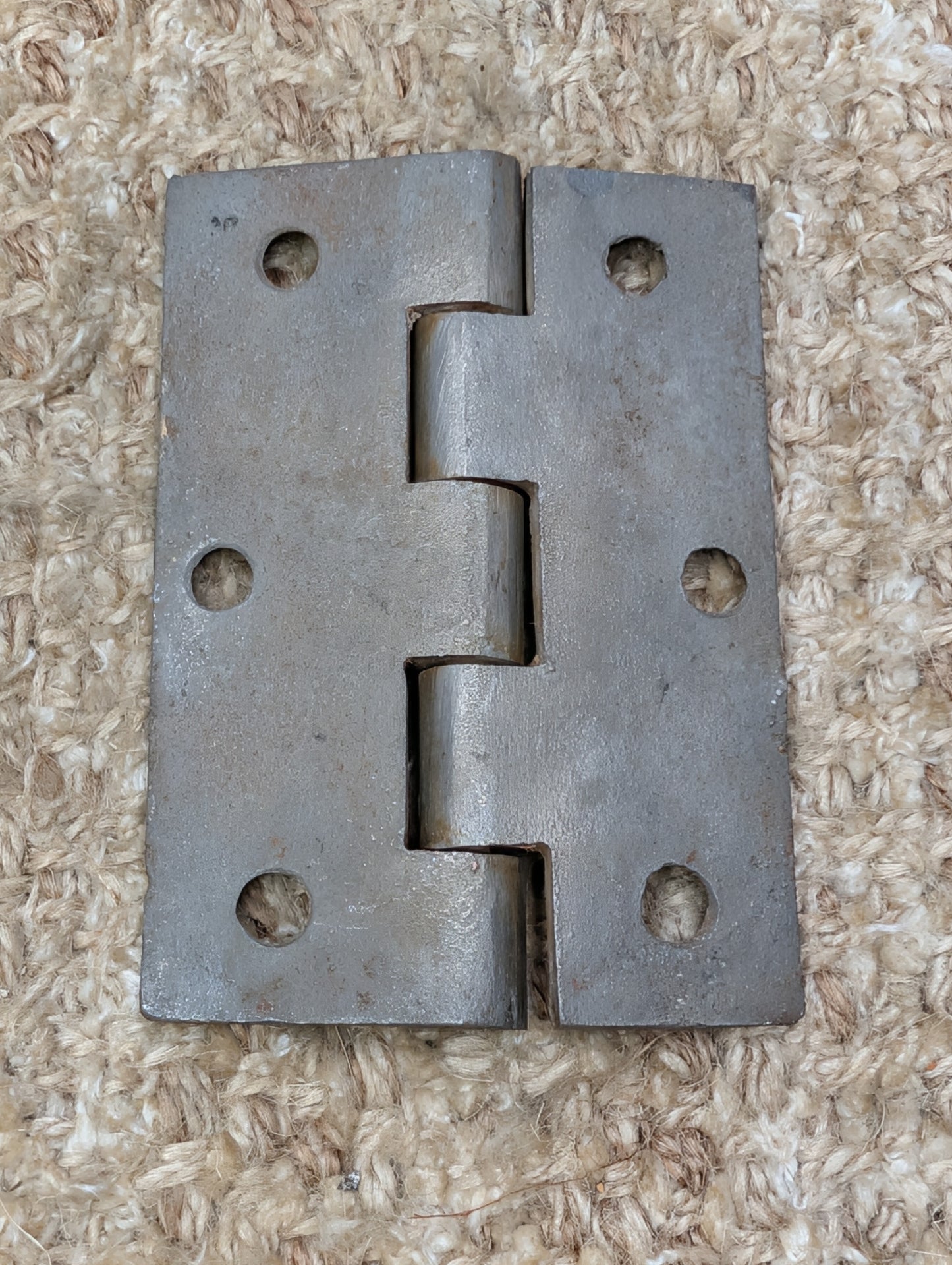2 1/2" x 3 1/2" Antique Cast Iron Butt Hinge Door Hardware-Single Hinge
