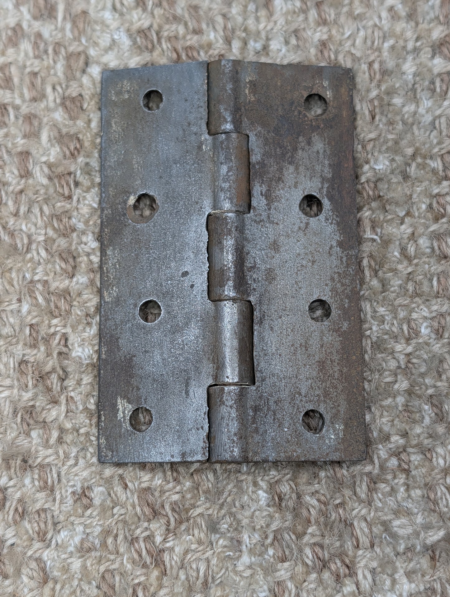 2 9/16" x 3 15/16" Antique Cast Iron Butt Hinge Door Hardware-Single Hinge