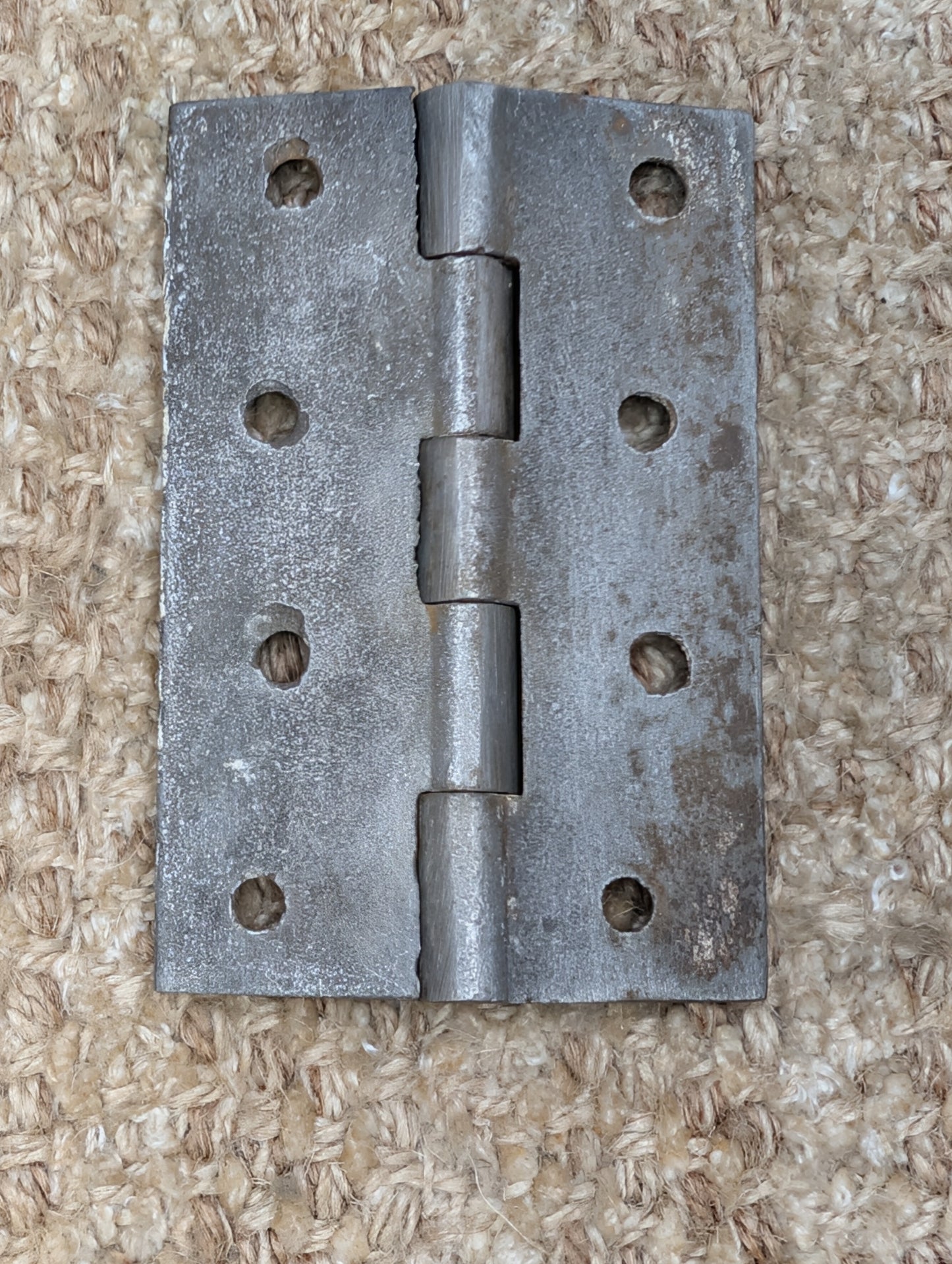 2 9/16" x 4" Antique Cast Iron Butt Hinge Door Hardware-Single Hinge