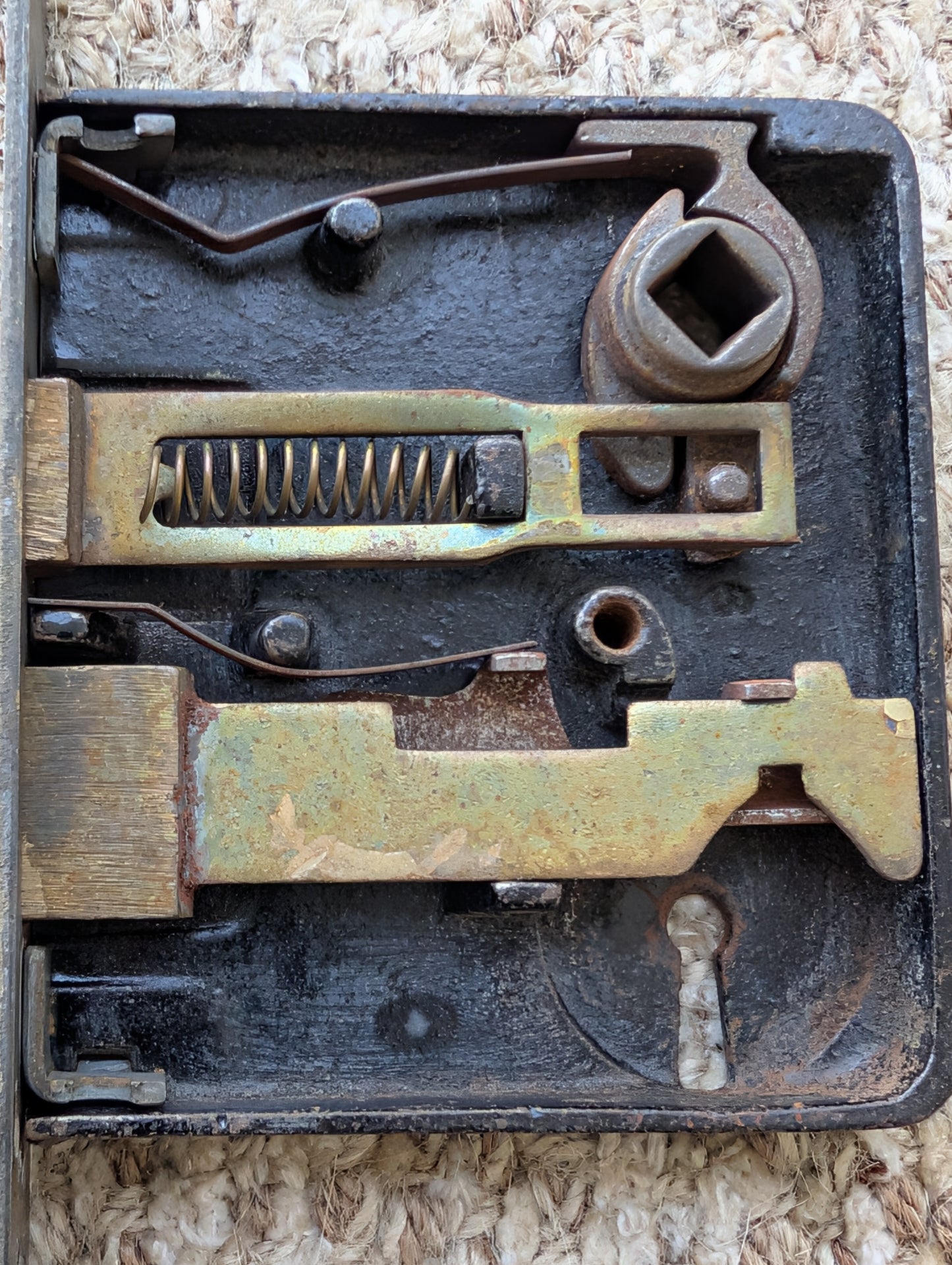 Antique Interior Mortise Lock Door Hardware #U 4 U With Key