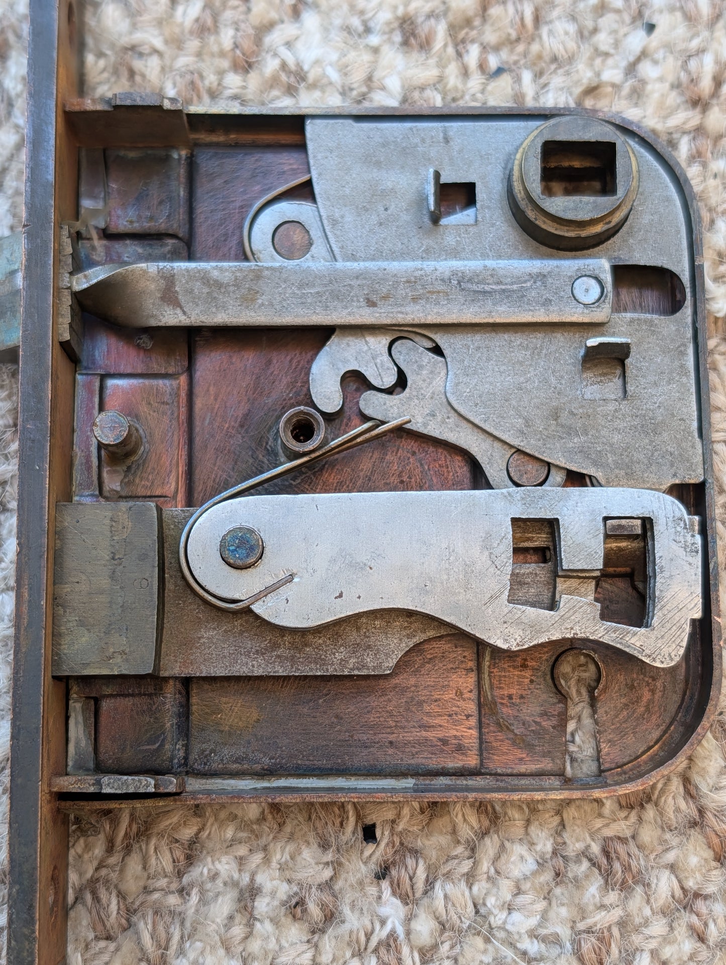 Antique Interior Yale Vulcan Mortise Lock Door Hardware