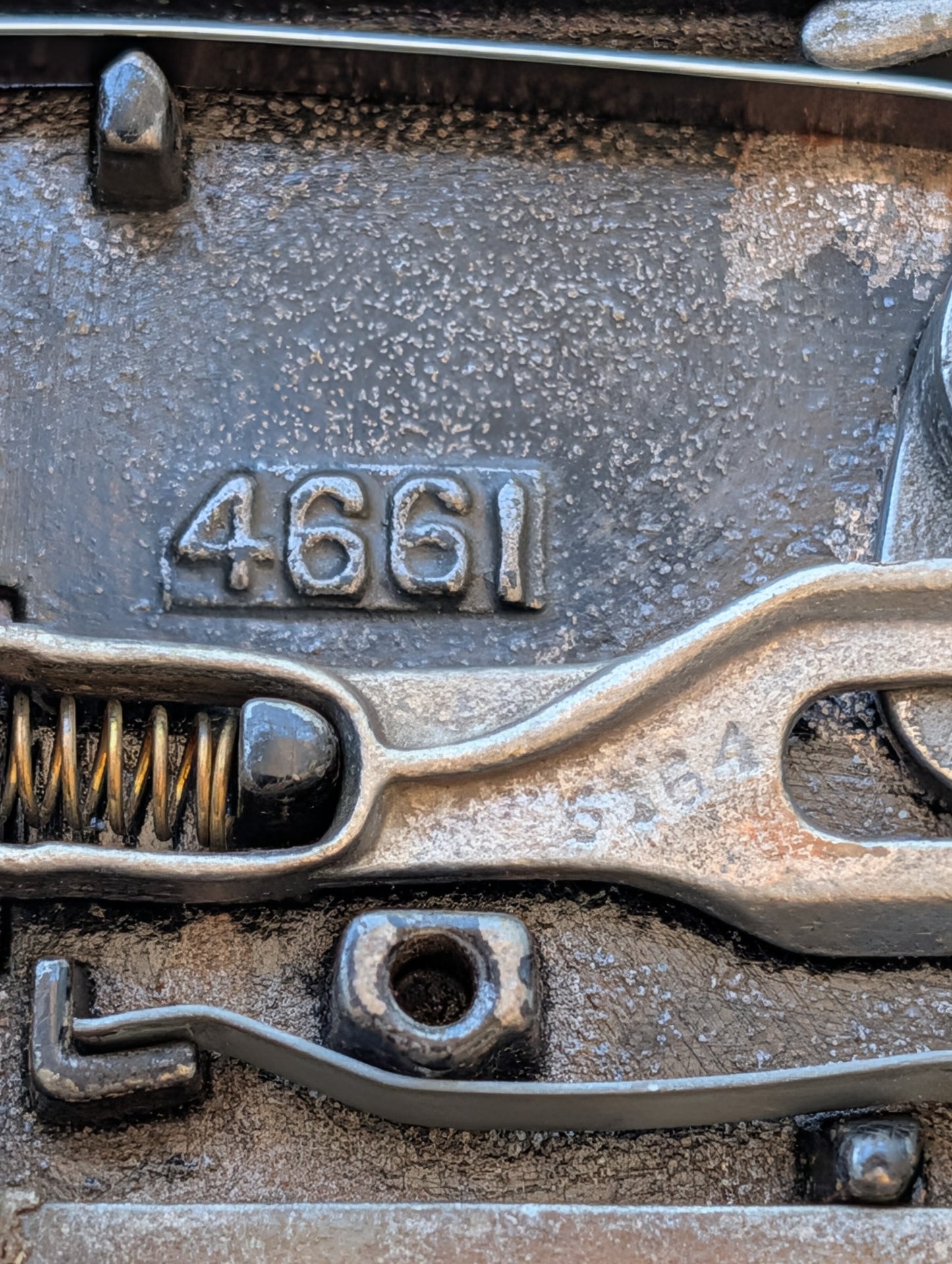 Antique Interior Passage Mortise Lock Door Hardware #4661