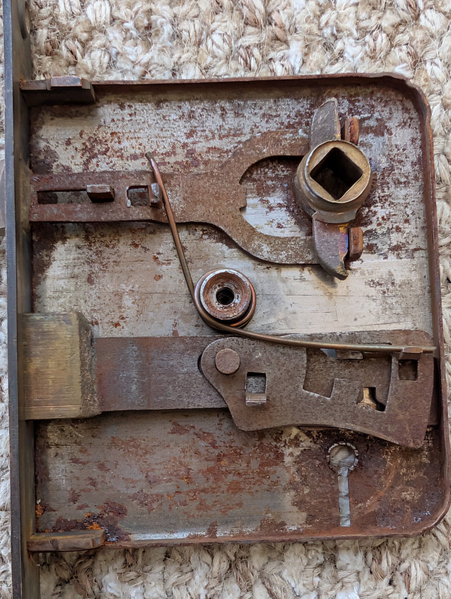 Antique Interior Warner Mortise Lock Door Hardware