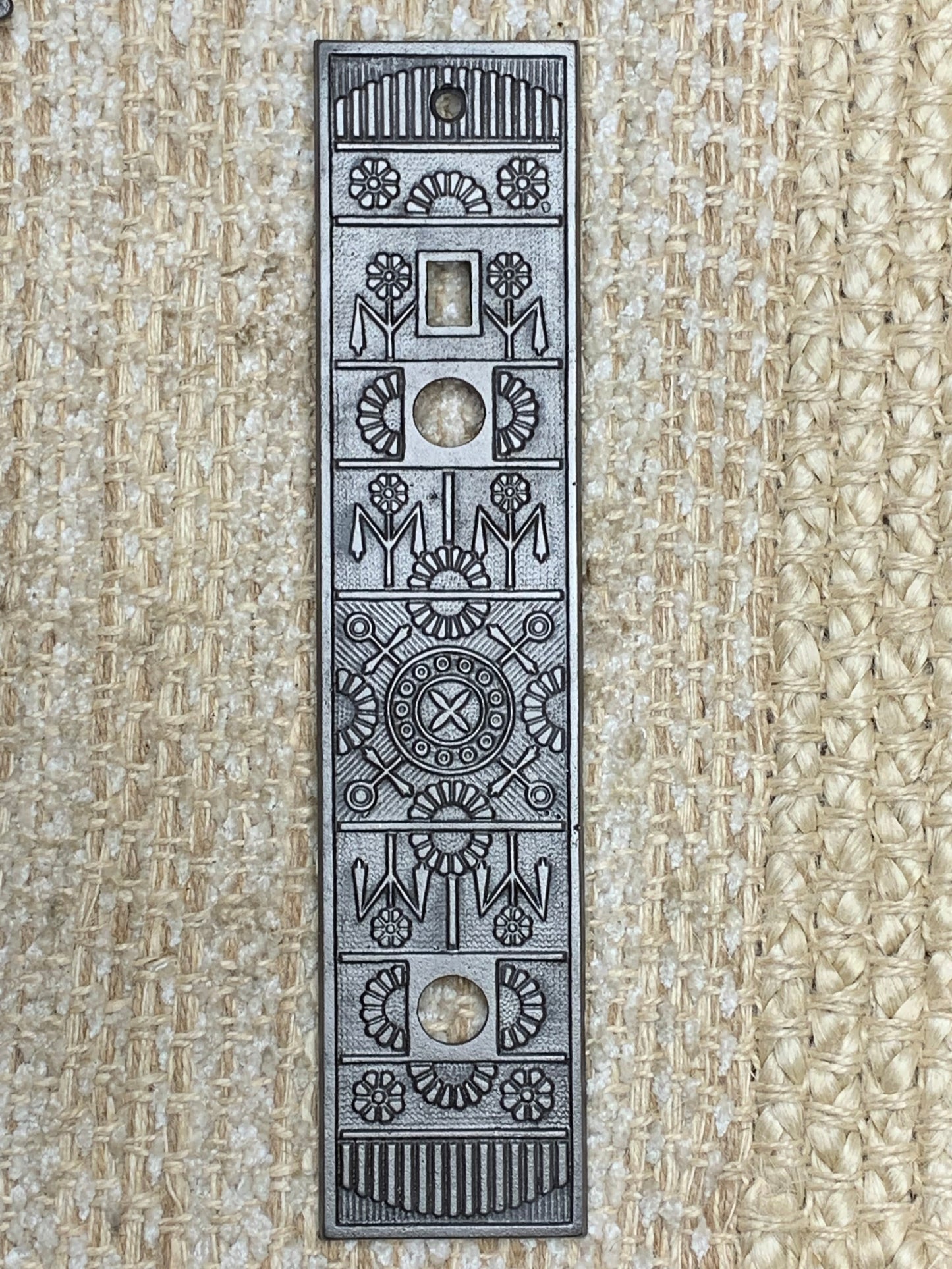 Antique Aesthetic Floral Door Pull Thumb Latch Door Handle