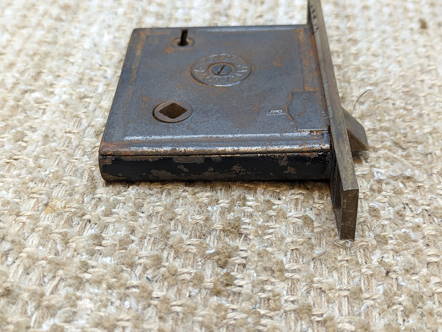 Antique RECo Interior Mortise Lock Door Hardware #1304 Pat Aug 5 1879