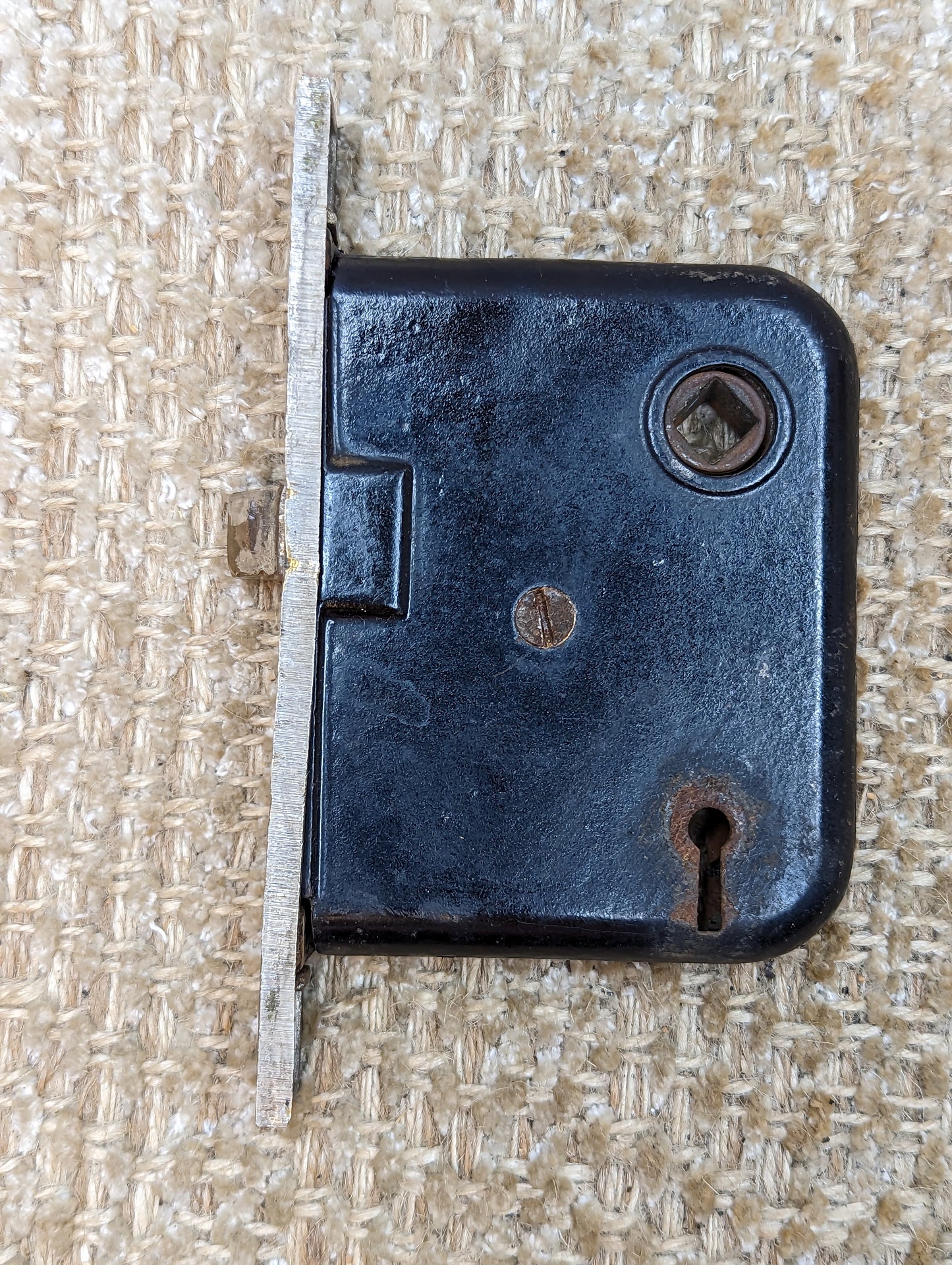 Antique Interior Mortise Lock Door Hardware #3115 With Key