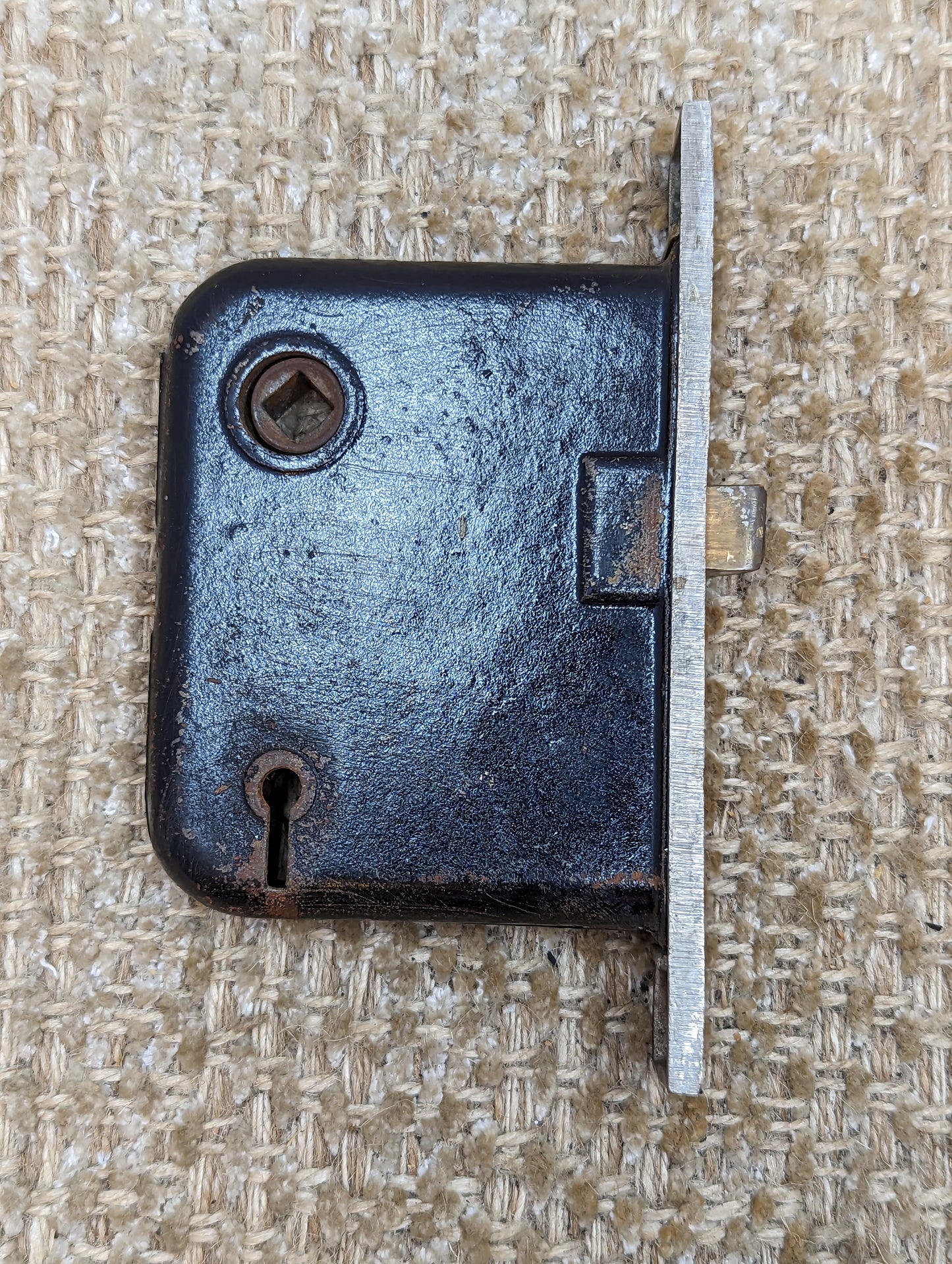 Antique Interior Mortise Lock Door Hardware #3115 With Key