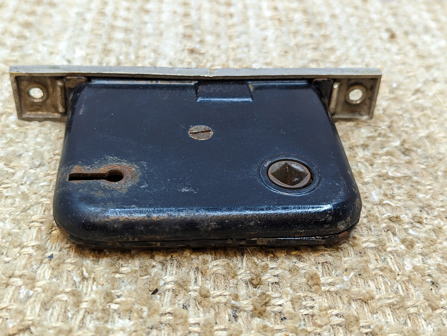 Antique Interior Mortise Lock Door Hardware #3115 With Key