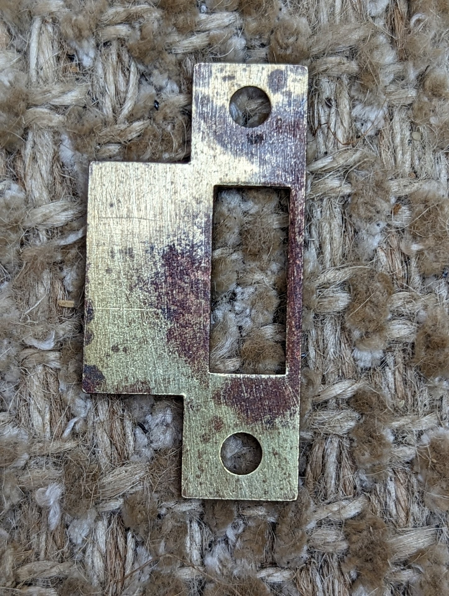 Antique Brass Strike Plate For Mortise Lock