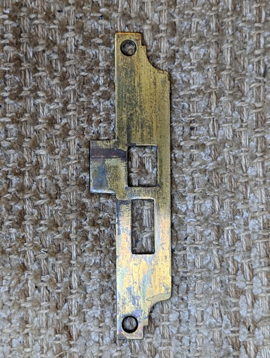 Antique Brass Strike Plate For Mortise Lock