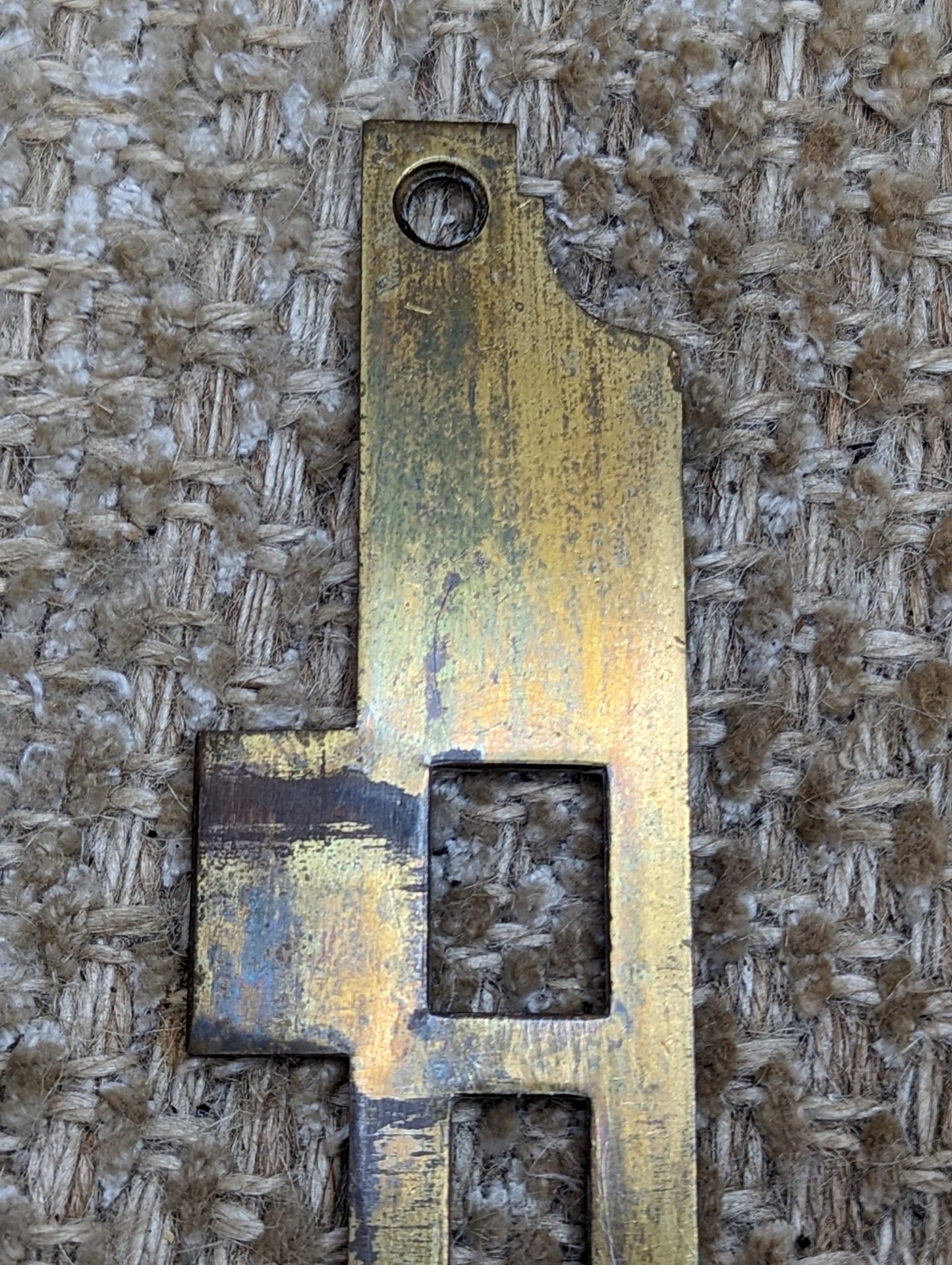 Antique Brass Strike Plate For Mortise Lock