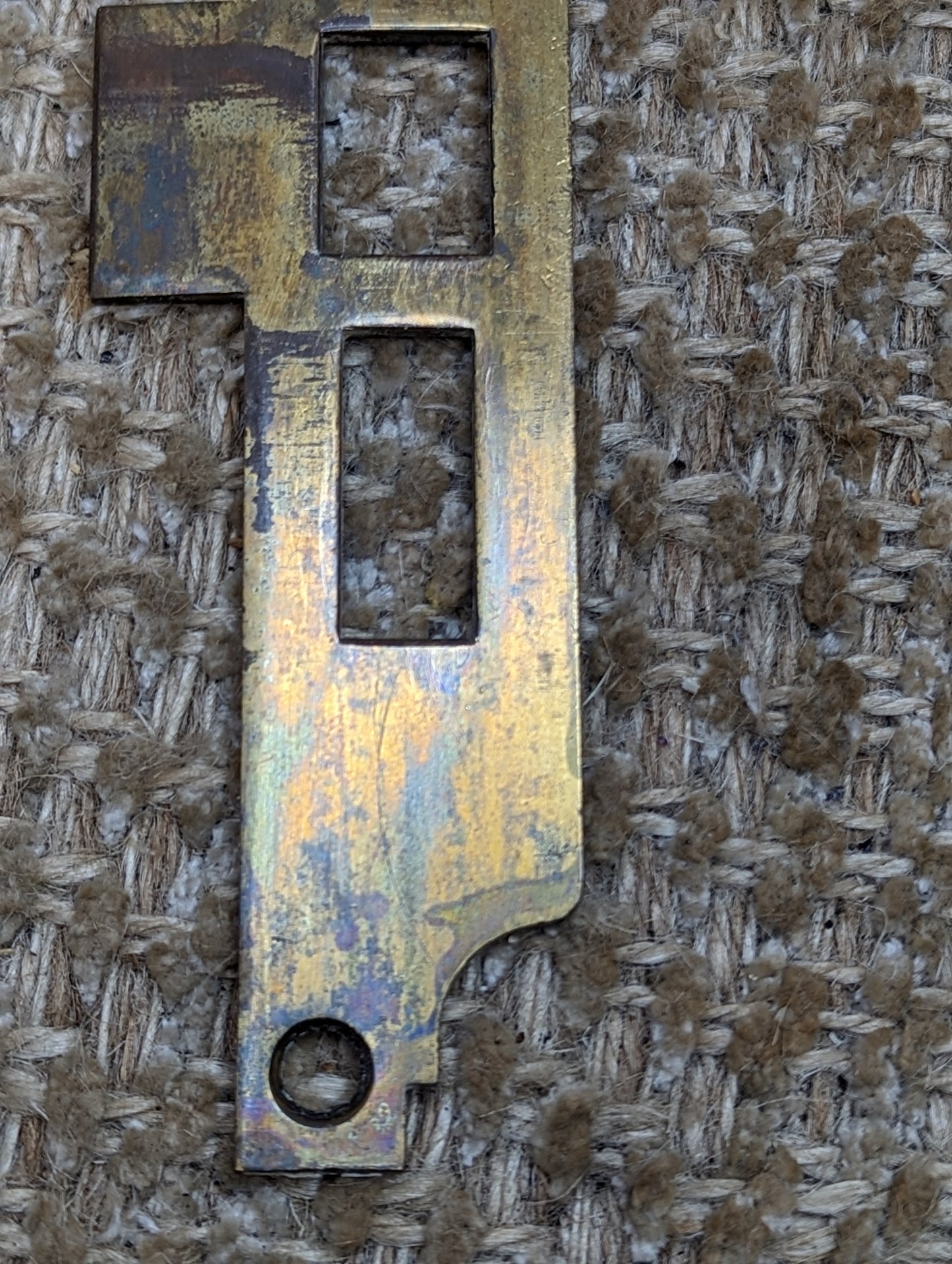 Antique Brass Strike Plate For Mortise Lock