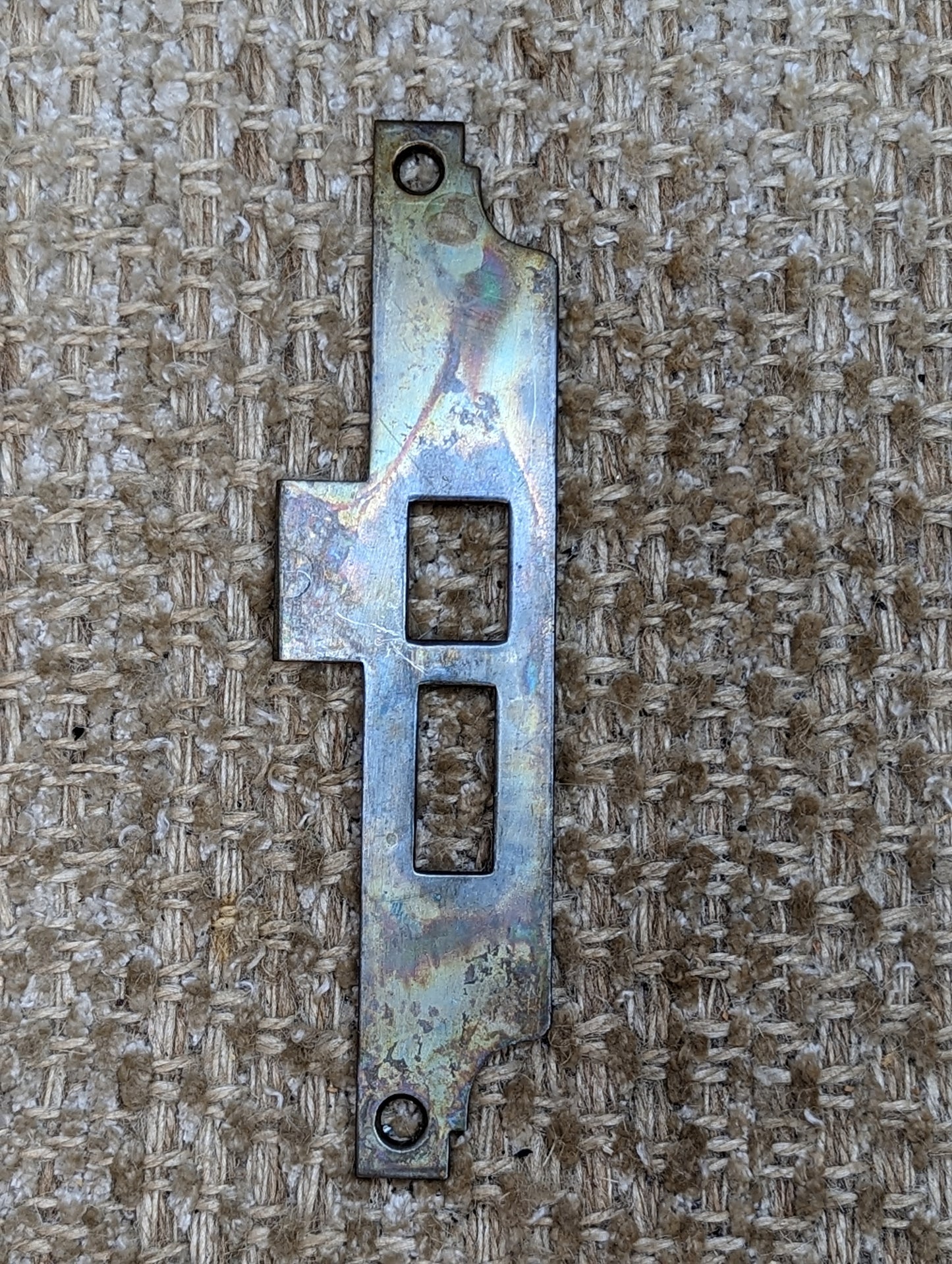 Antique Brass Strike Plate For Mortise Lock