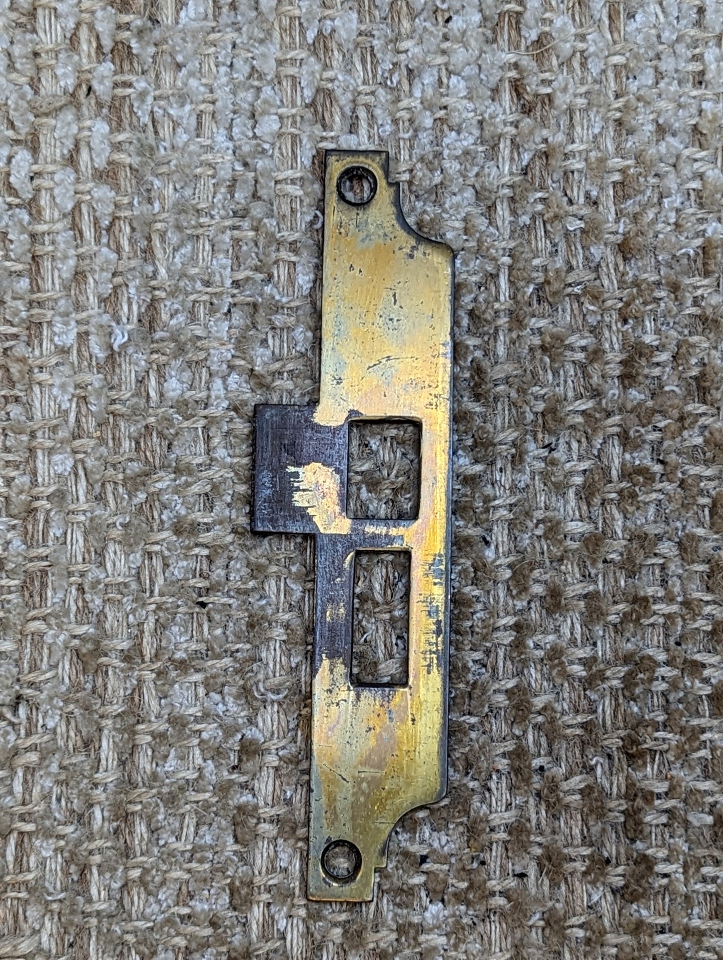 Antique Brass Strike Plate For Mortise Lock