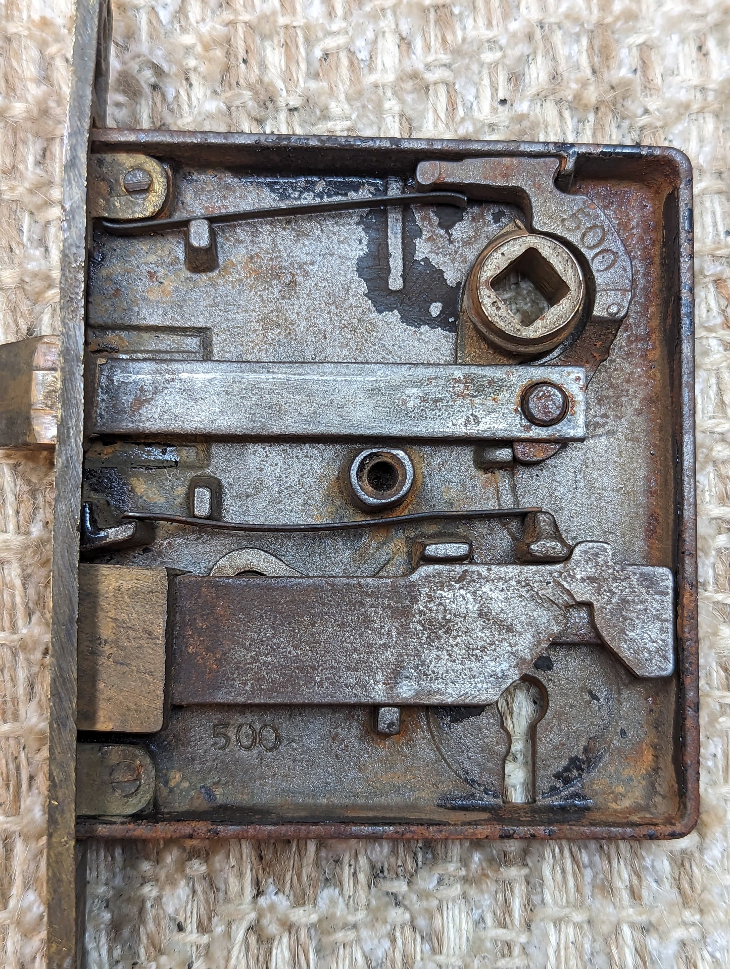 Antique F.G.I & Co. Interior Mortise Lock Door Hardware #500