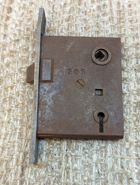 Antique J. B. Schroder Interior Mortise Lock Door Hardware #303