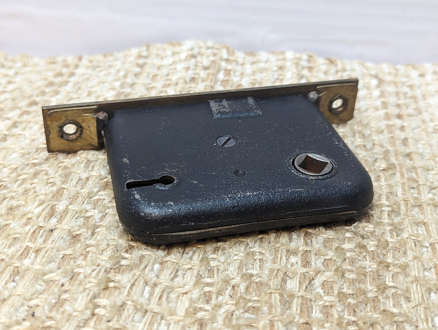 Antique Interior Mortise Lock With Key Door Hardware #3109