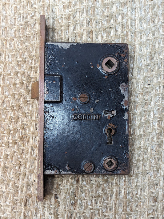 Antique Corbin Exterior Mortise Lock Door Hardware #228