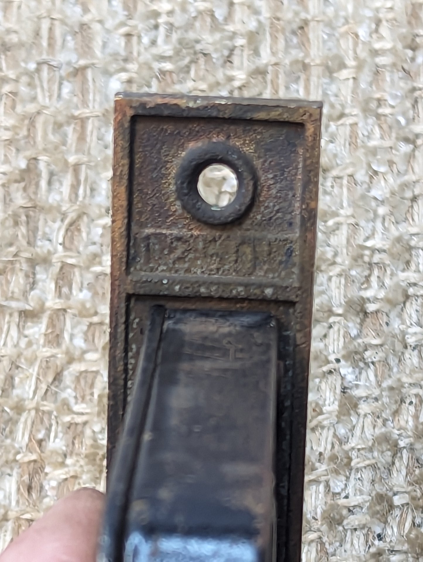 Antique Corbin Exterior Mortise Lock With Key Door Hardware #1250