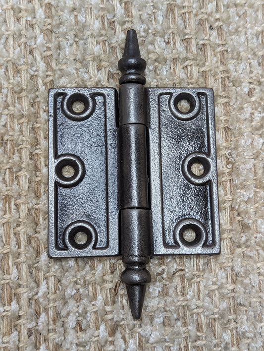 3" x 3" Antique Cast Iron Steeple Hinge