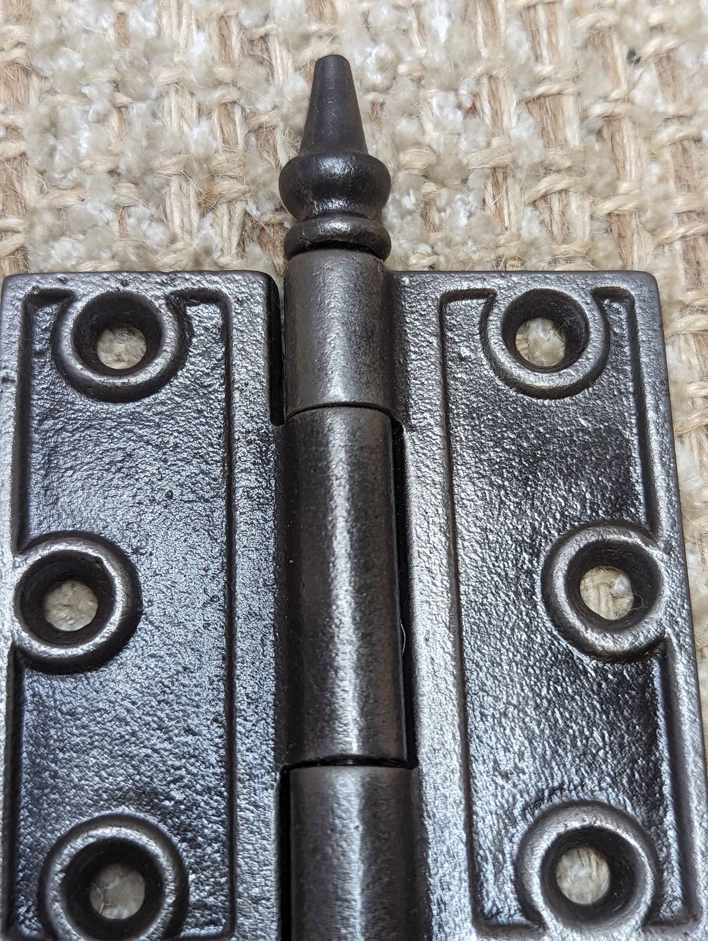 3" x 3" Antique Cast Iron Steeple Hinge