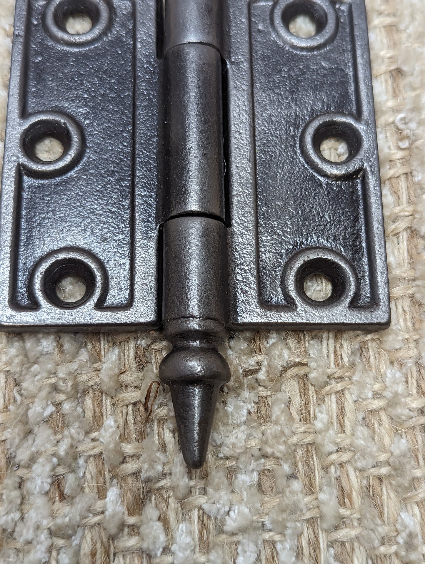 3" x 3" Antique Cast Iron Steeple Hinge