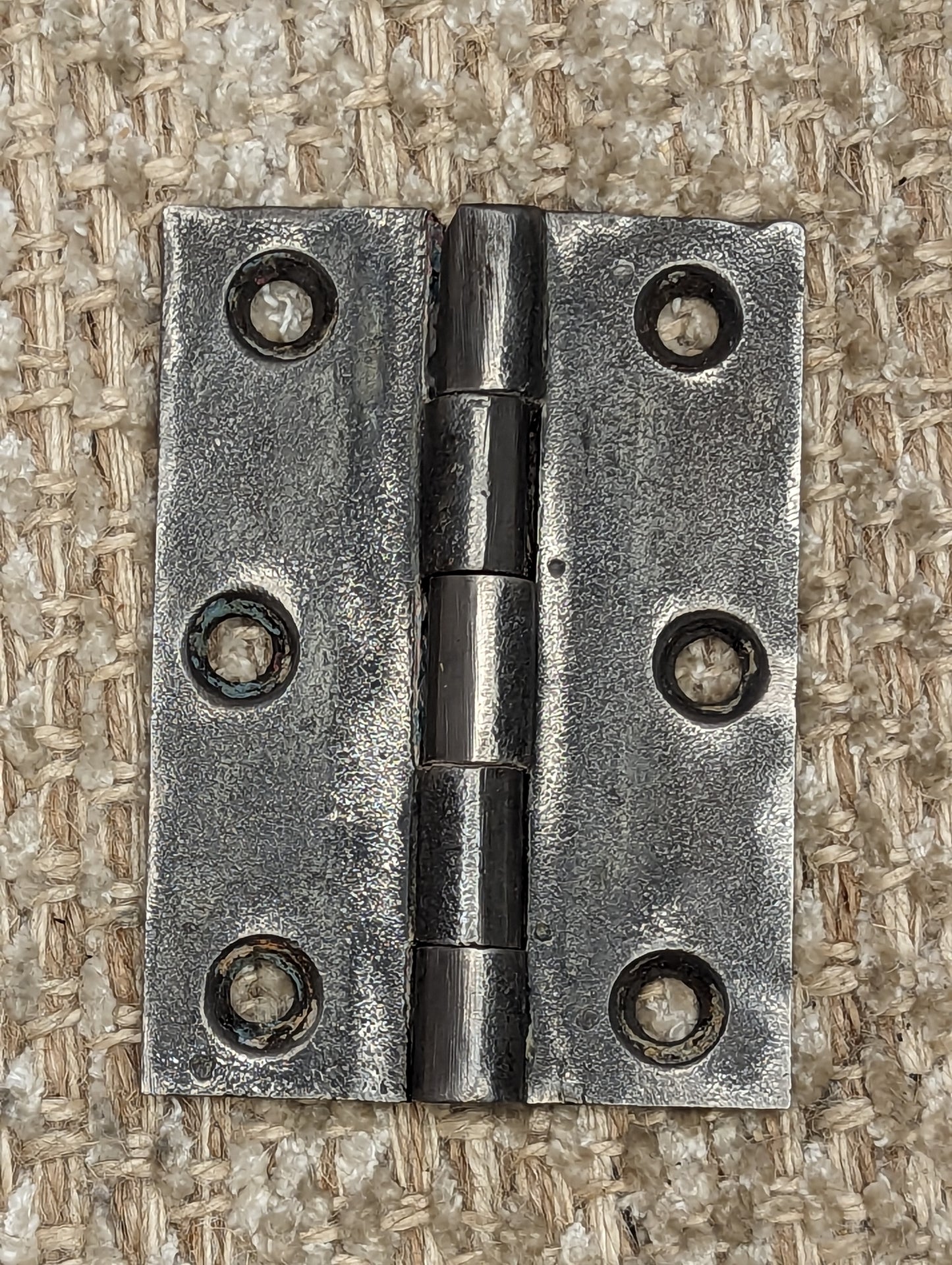 2 1/2" x 3 3/4" Antique Cast Iron Butt Hinge