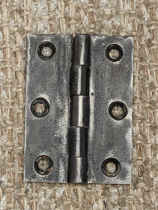 2 1/2" x 3 3/4" Antique Cast Iron Butt Hinge